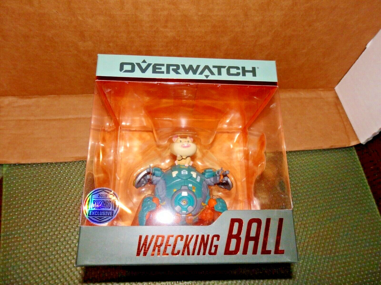 NIP Wrecking Ball Overwatch Exclusive Cute But Deadly Hamster Figure Hammond