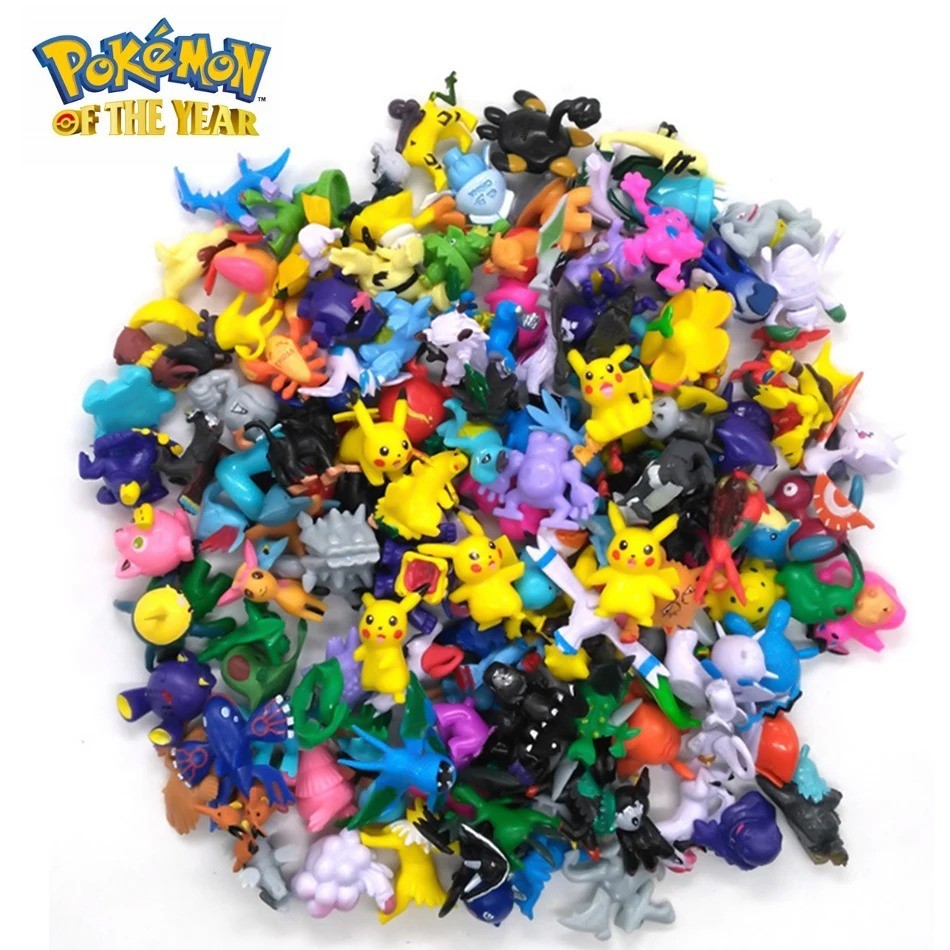 NEW 144 Pokemon Mini Figure Toys Pikachu Action Figures | Kids Gift |Party Favor