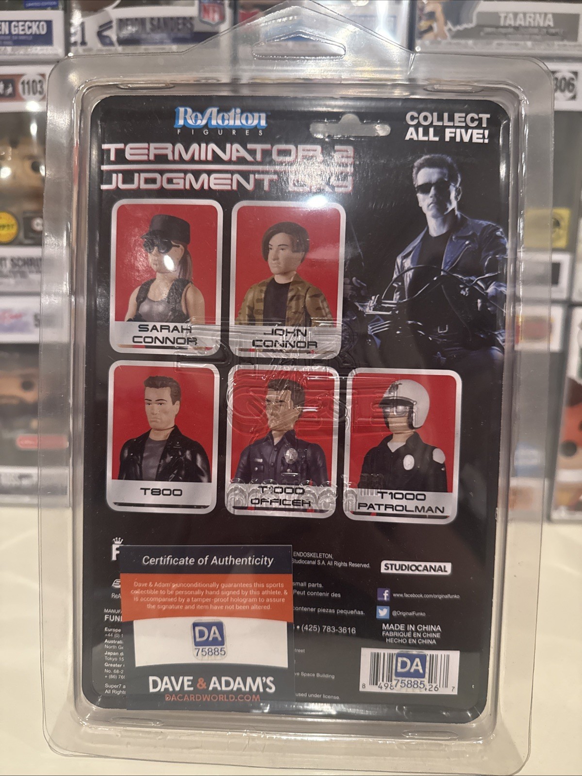 ReAction Terminator 2 Judgement Day T-1000 Comic Con Signed Robert Patrick COA