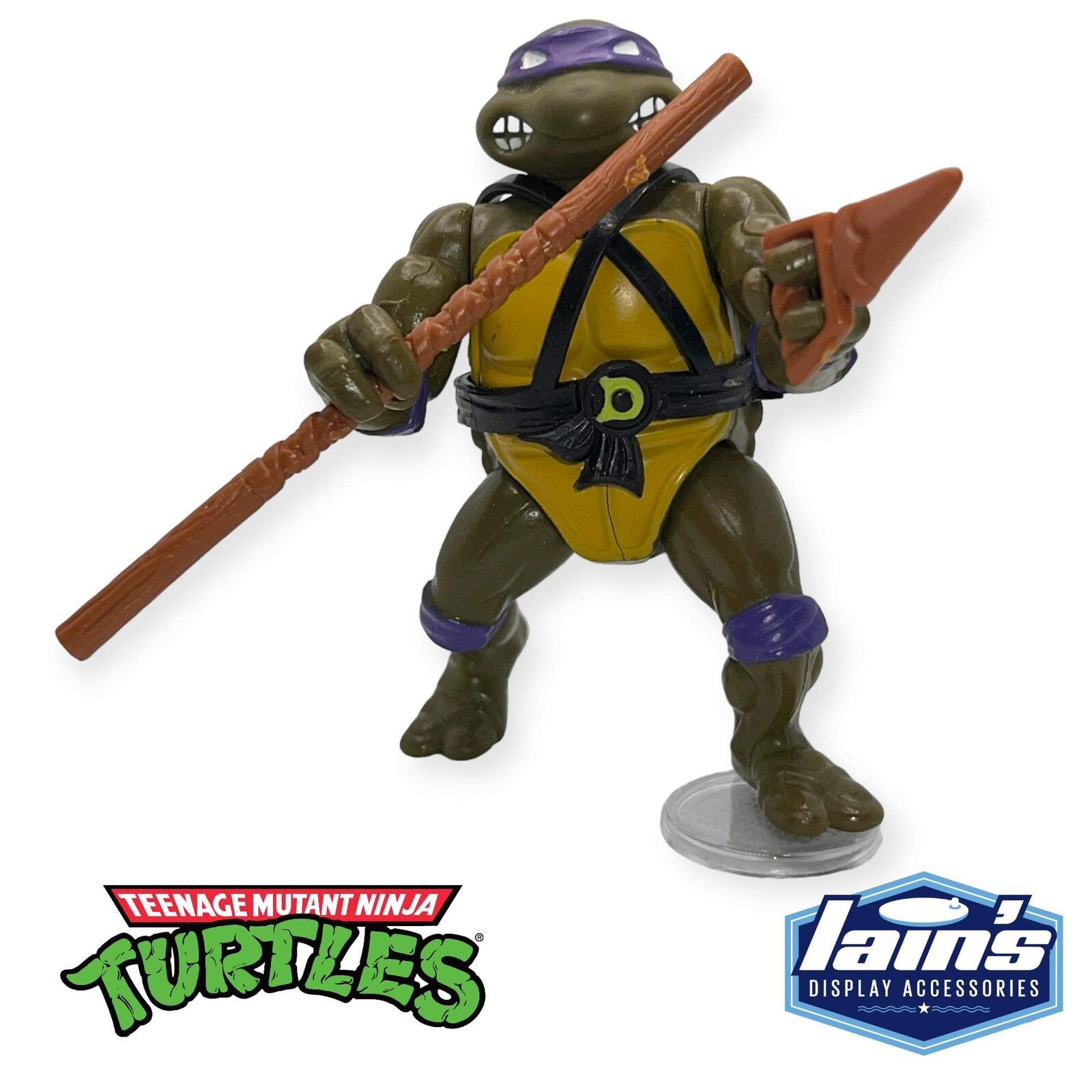 20 x Teenage Mutant Ninja Turtles (TMNT) – Action Figure Stands (1988-1997) T1c