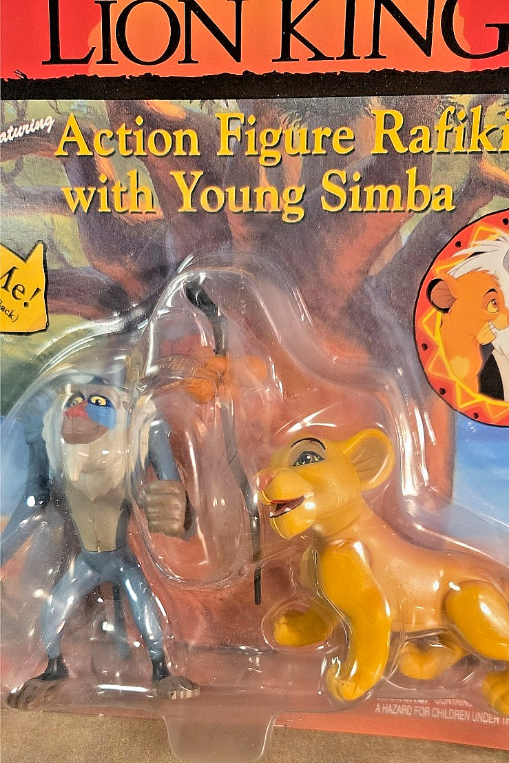 Lot of 2 NIB Vintage 90s Disney LION KING Action figures Toys sets 1990 Mattel