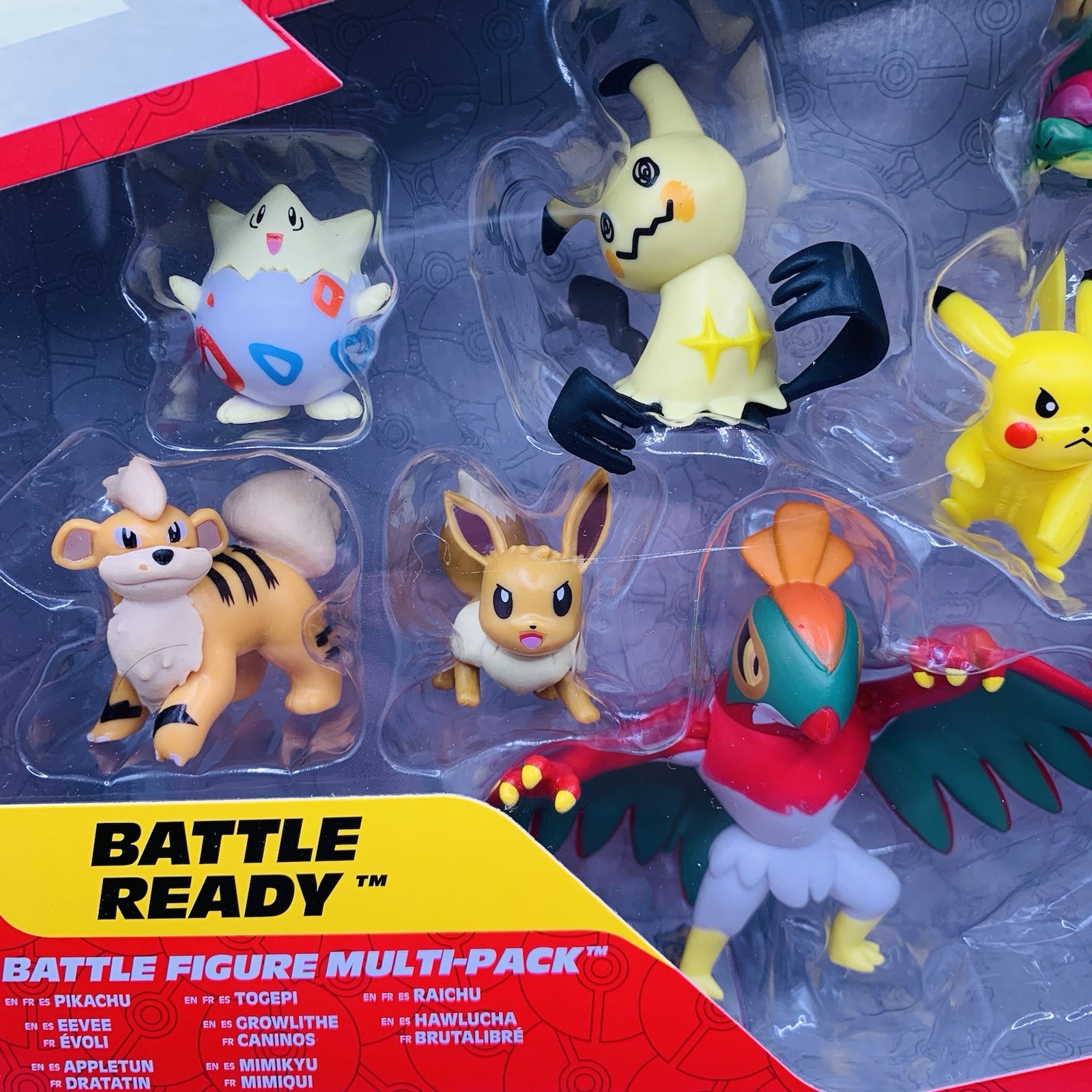 Pokemon 8 Figures Battle Ready Pack Pikachu Raichu Hawlucha NEW Jazwares 2022 🔥