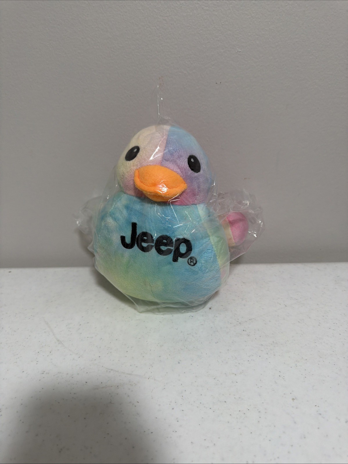 Jeep YOU’VE BEEN DUCKED Jeep Branded Logo 8” Tie Dye Plush Duck 2025 New OEM