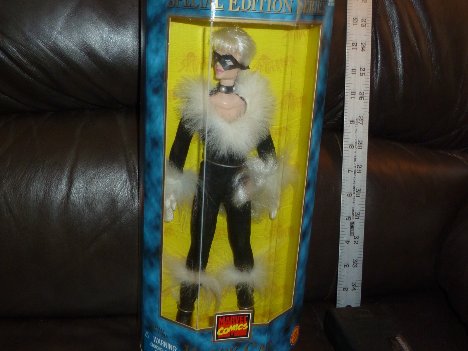 SPIDER-MAN & BLACK CAT TOY BIZ SPECIAL EDITION SERIES 1997 12 INCH 1/6TH SCALE