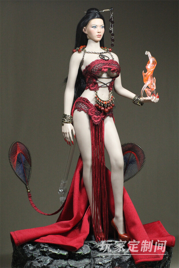 1/6 Scale Rosefinch Cut-out Top Skirt Fit 12″ Female PH TBL Action Figure Body