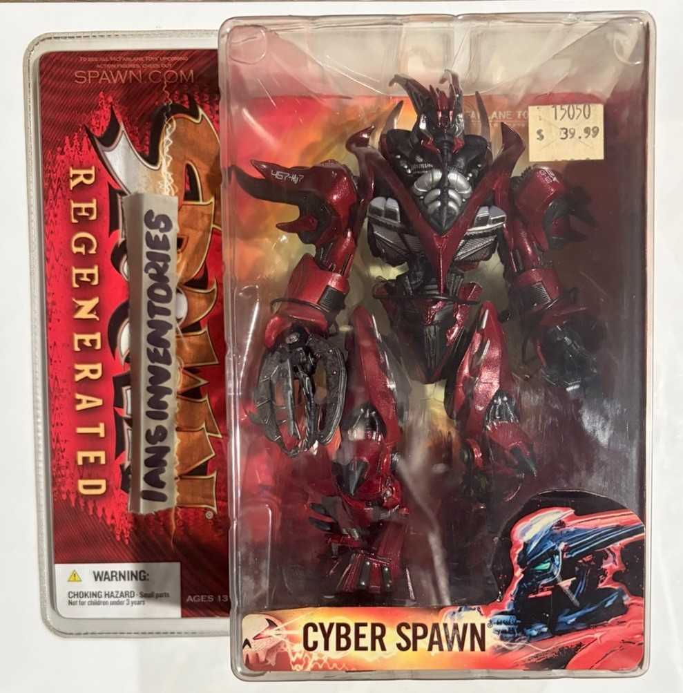 CIB McFarlane Toys Spawn Regenerated Series 28 Cyber Spawn Figure 2005