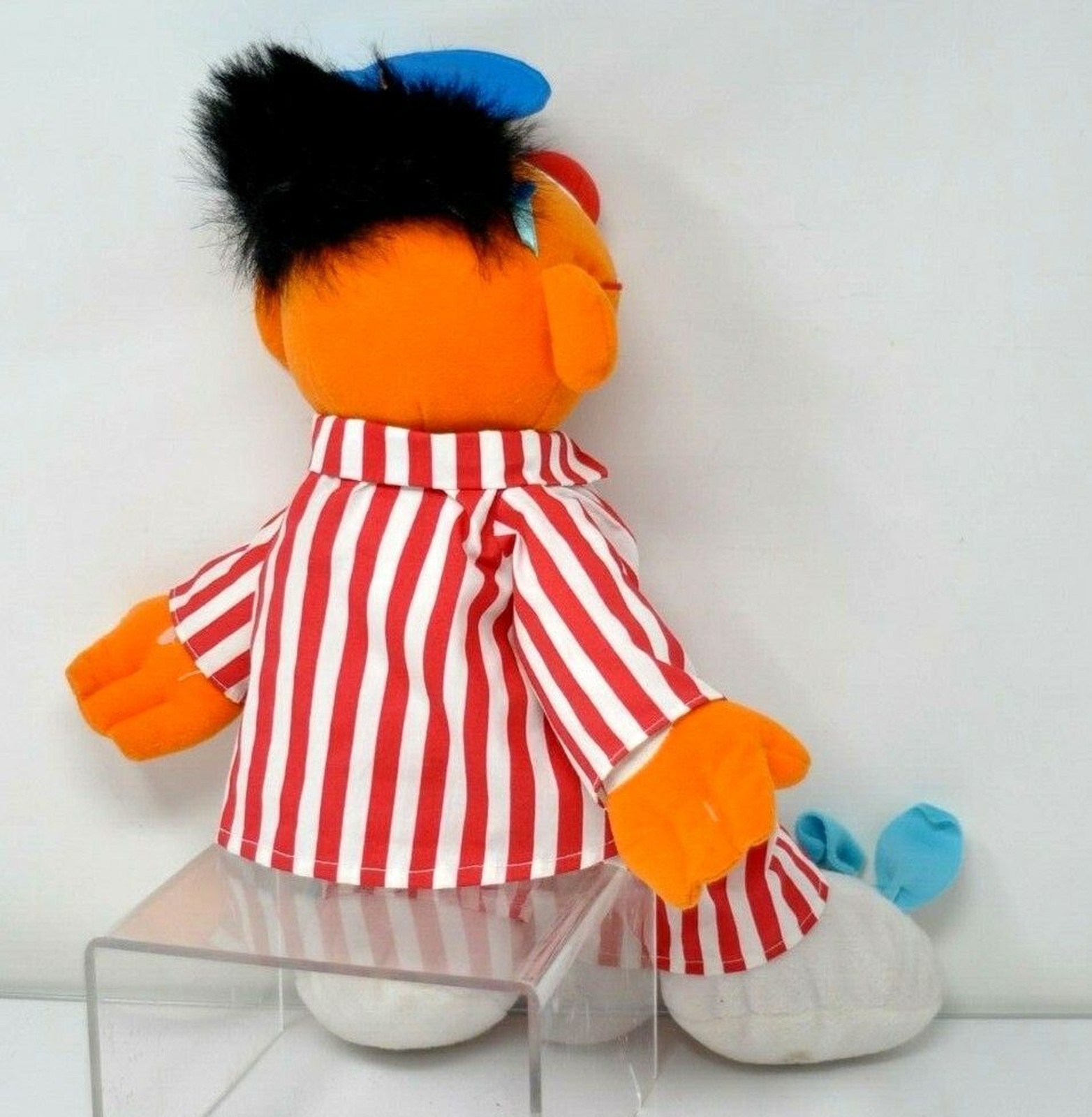 SESAME STREET Sing and Snore Ernie Plush Stuffed Interactive 16″ Doll Toy WORKS