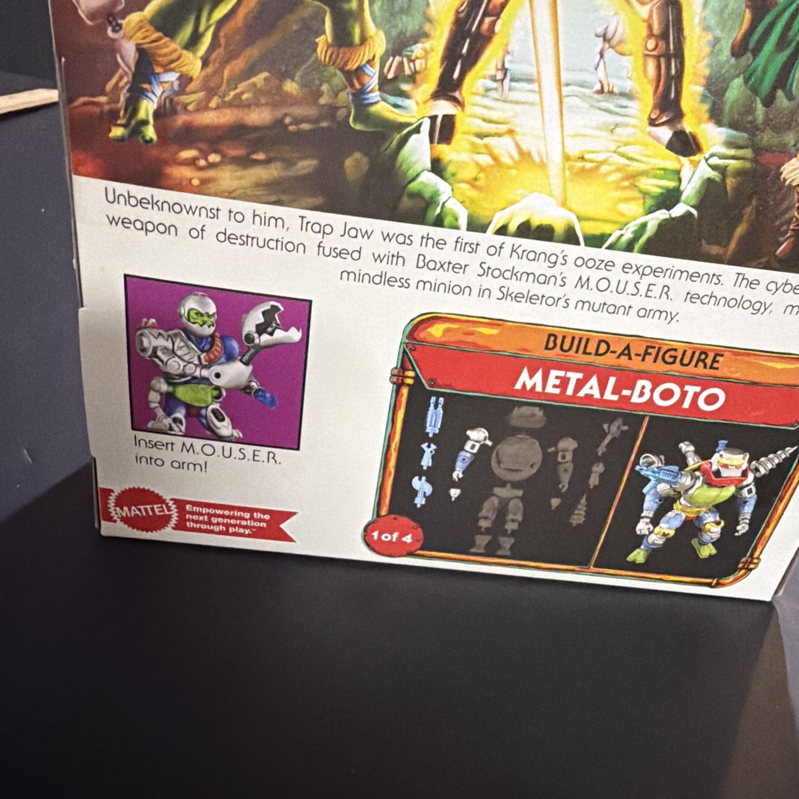 MOTU TMNT Turtles Of Grayskull Mouse-Jaw With Mouser Baf Metal-Boto Target NIB