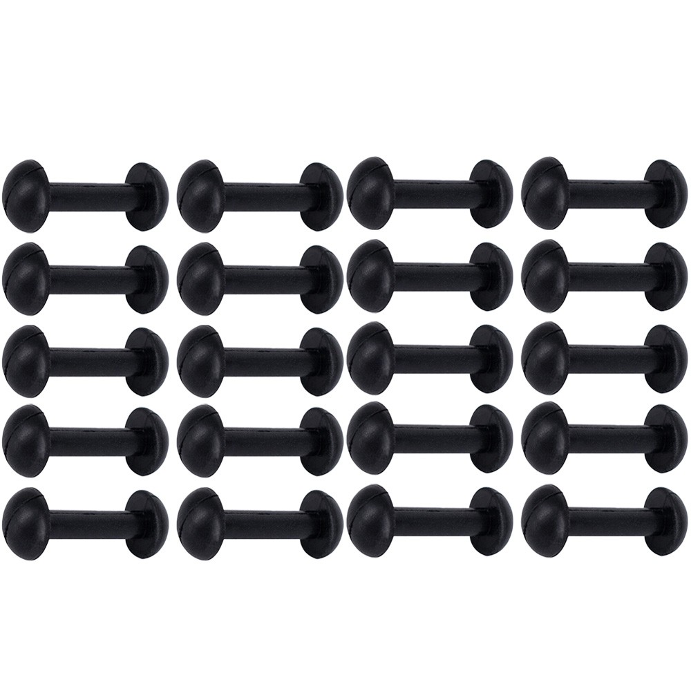 20Pcs Leg Replacement Connectors For Motu Band For Vintage Figures Black Rubber