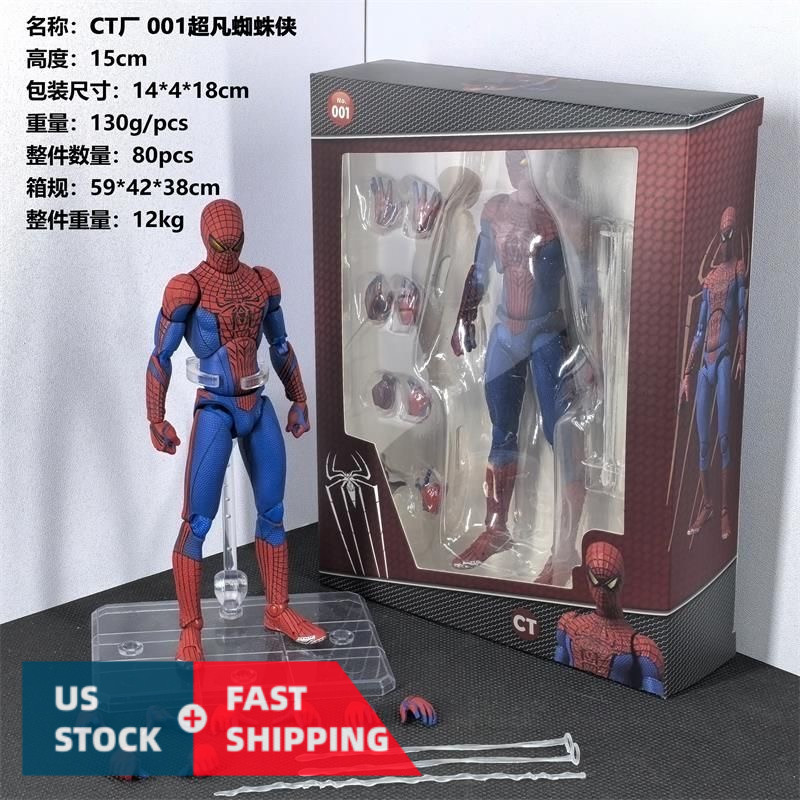 CT Toys No.001 The Amazing Spider-Man 6″ Action Figure Andrew Garfield US STOCK