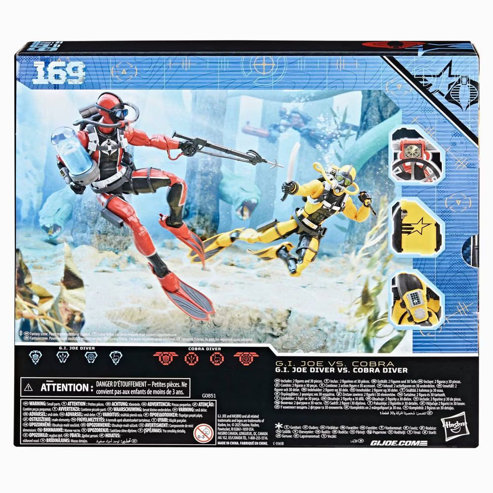 G.I. Joe Classified Series #169, G.I. Joe Diver Vs. Cobra Diver Action