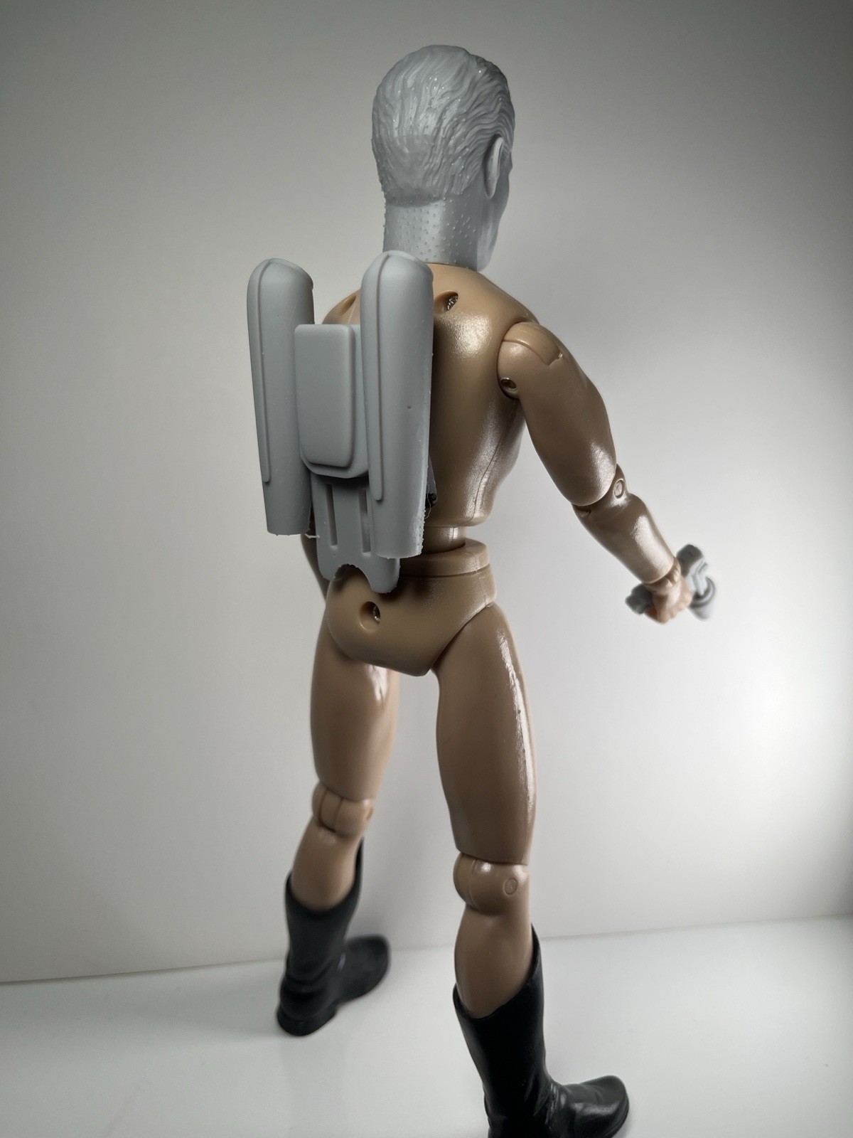King of the Rocket Men Custom Action Figure Head 1:9 or 1:6 Mego