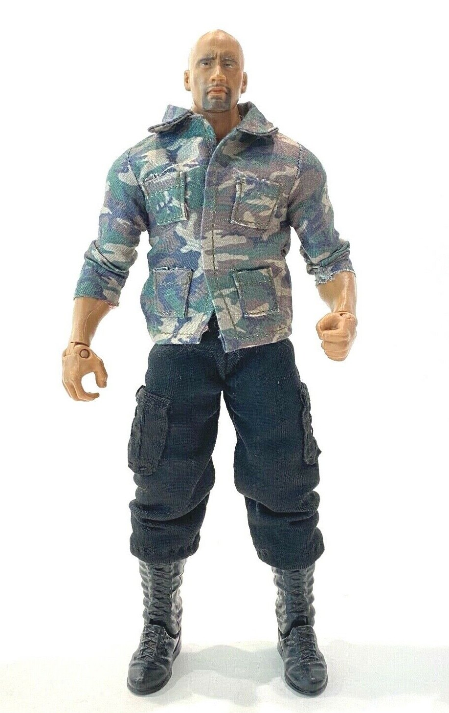 SU-MJKT-CAM: Camo Military Jacket for 7″ Mattel WWE Body (No figure)