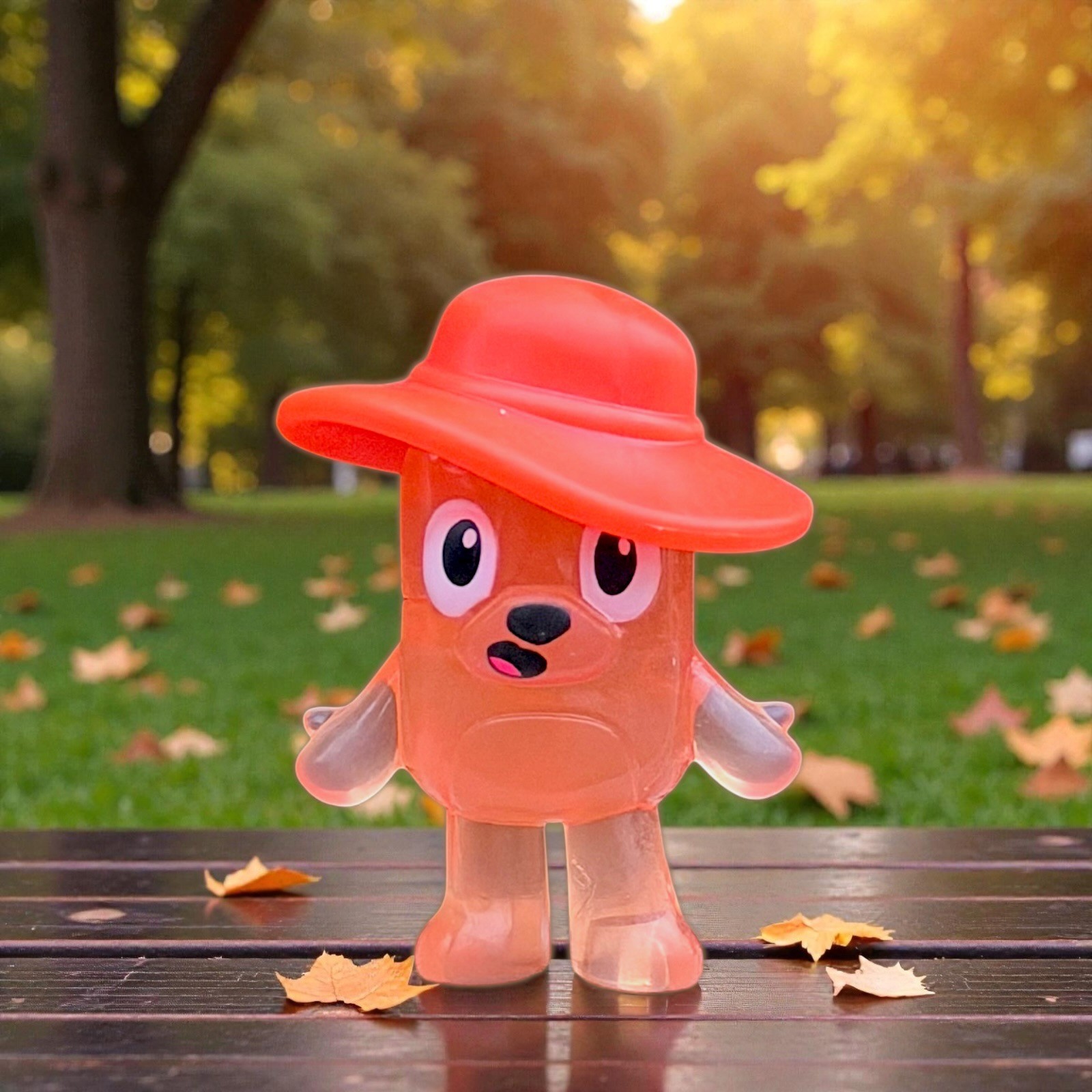 Bluey Fuzzies YOU PICK! Flocked Bluey & Friends Figures Series 1 Blind Boxes