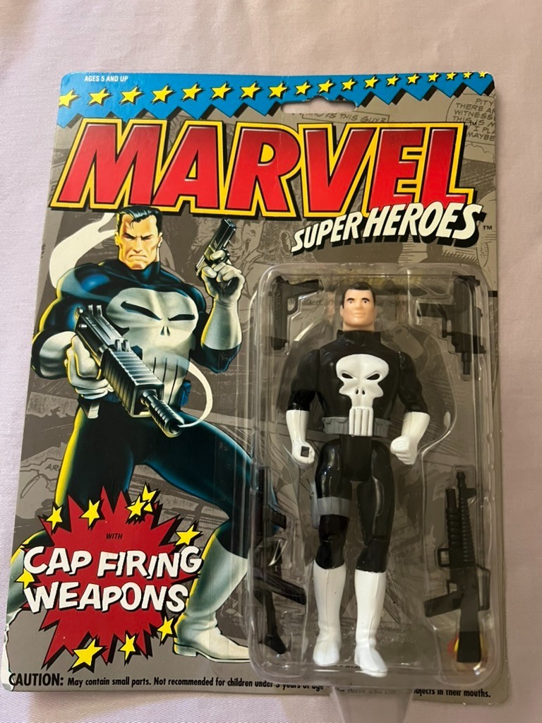 Vintage 1989-1990s Toy Biz Marvel & DC Super Heroes Action Figures Lot of 14