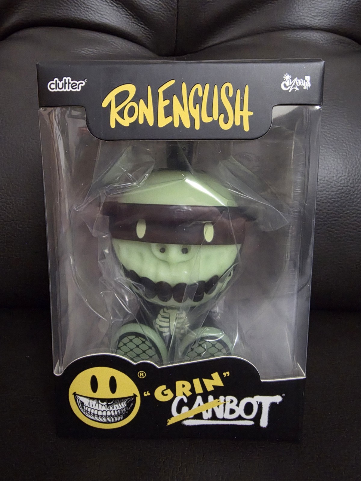 Grinbot GITD/ GID – Canbot 5oz – Ron English x Czee13 Limited Edition LE 100