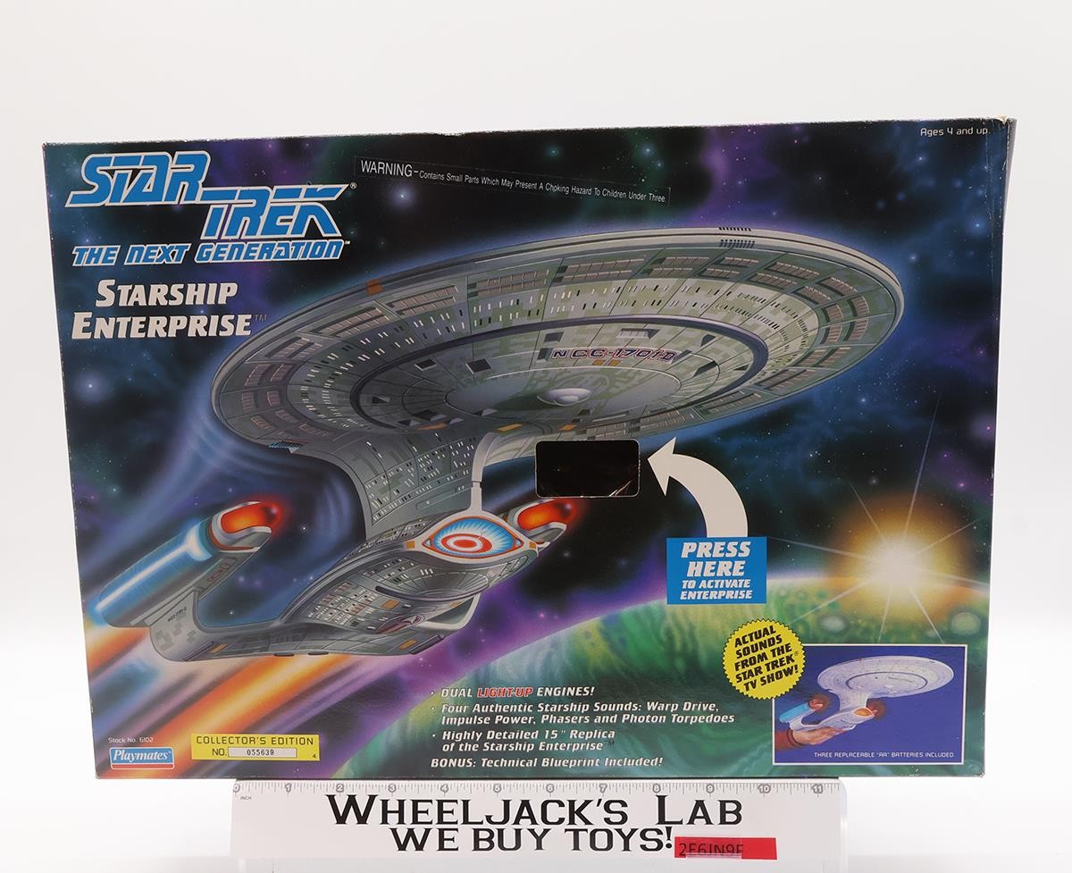Starship Enterprise COMPLETE W/ Box & INSERT Star Trek The Next Generation