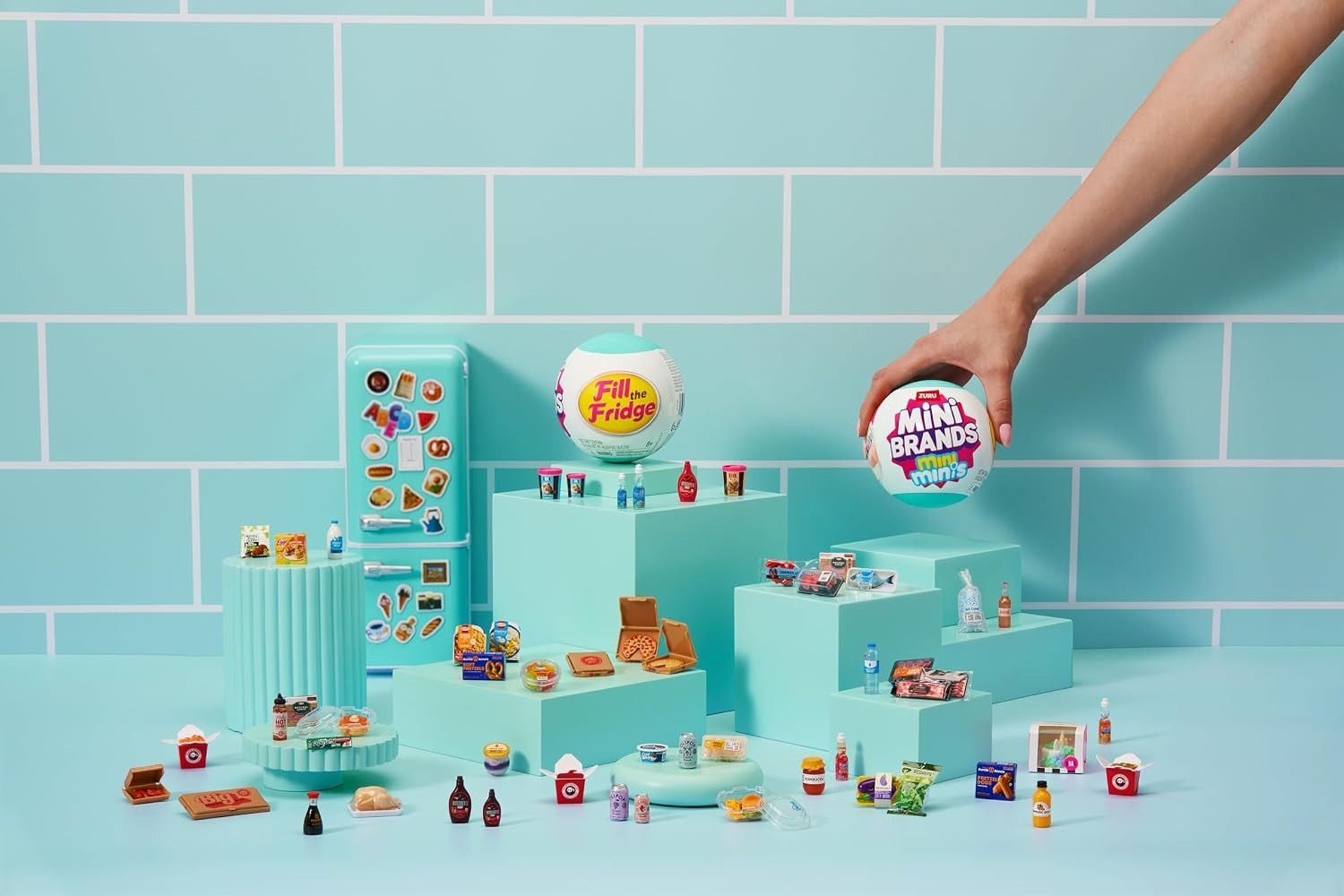 Mini Brands Fill The Fridge Mini Series 1 by , Collectible Miniature Toy, 2 C…