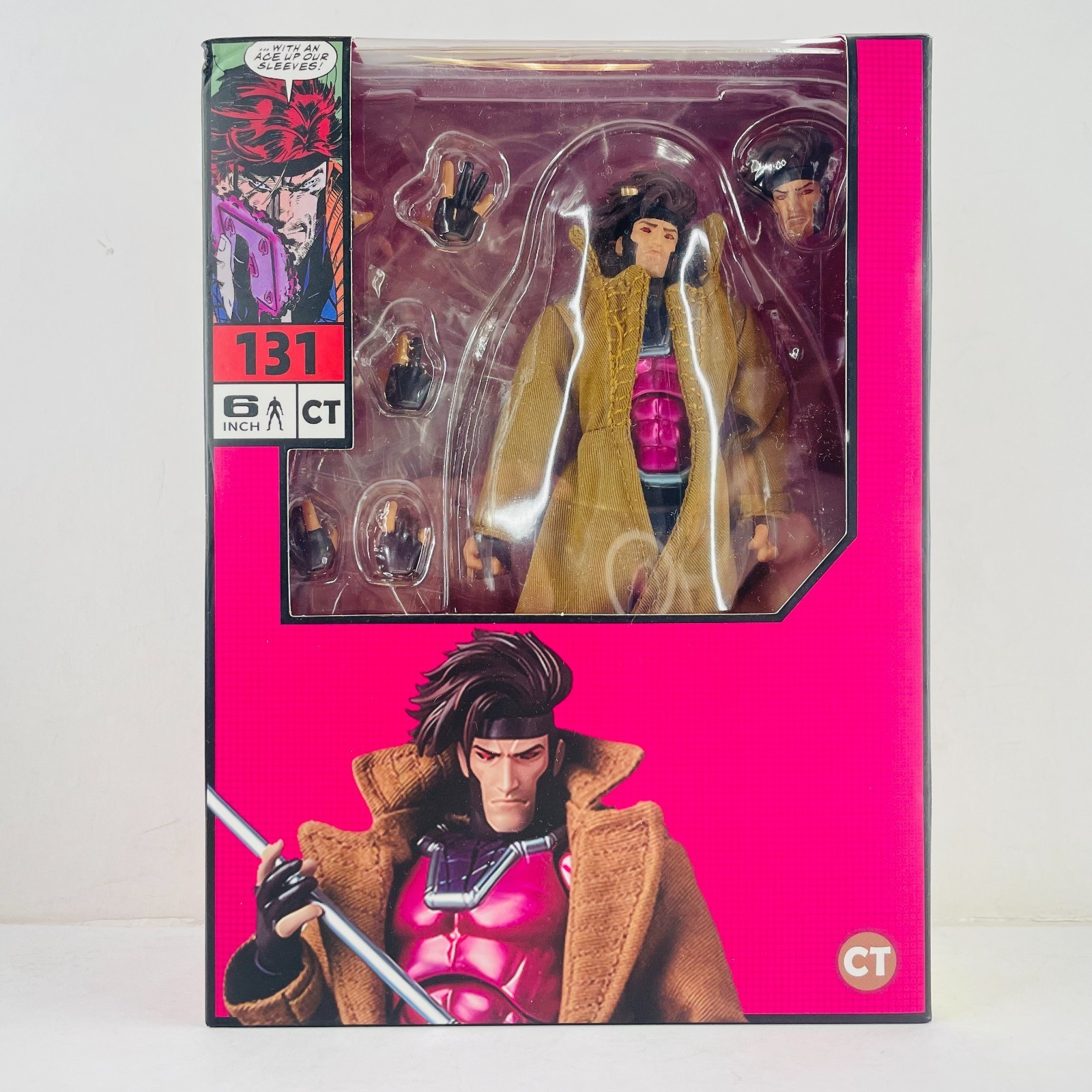 Gambit X-Men Comic Version w/Accessory 6″ Action Figure CT Toys New Box #131