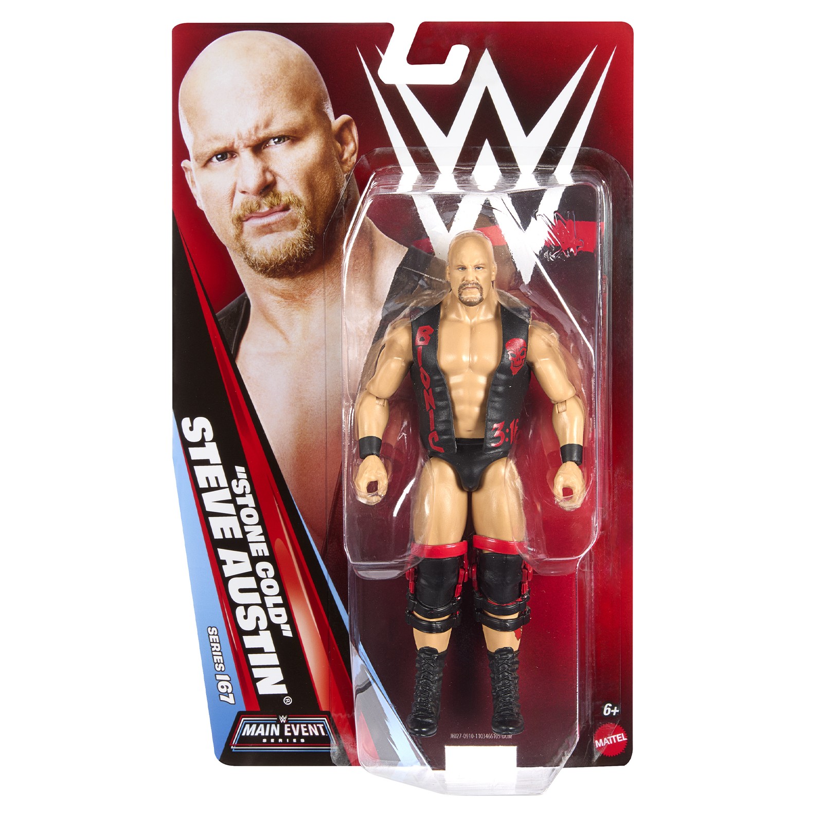 Stone Cold Steve Austin – WWE Main Event 167 Mattel Toy Wrestling Figure
