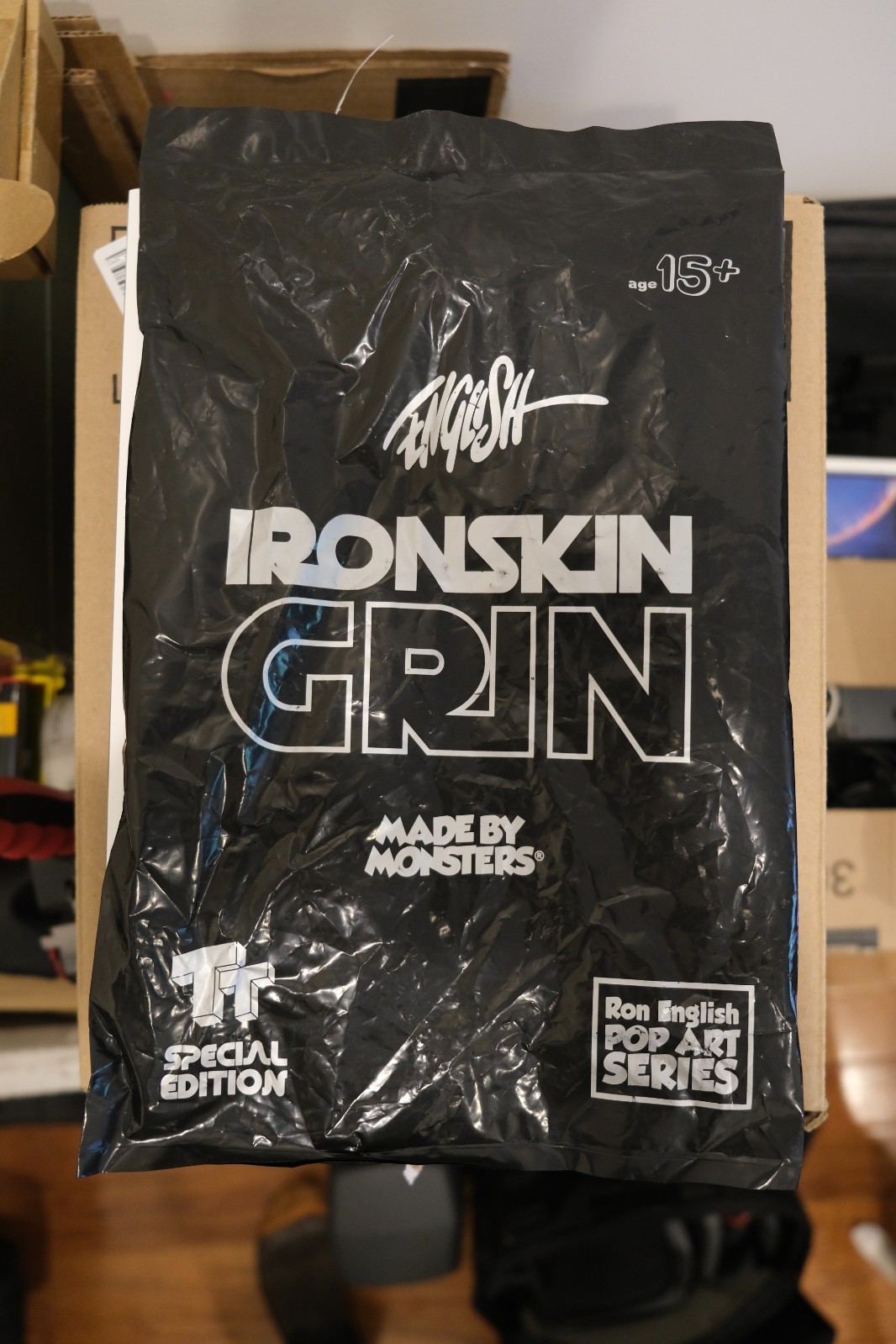 Ron English Ironskin Grin Vinyl Figure – Made by Monsters – Limited Edition #440