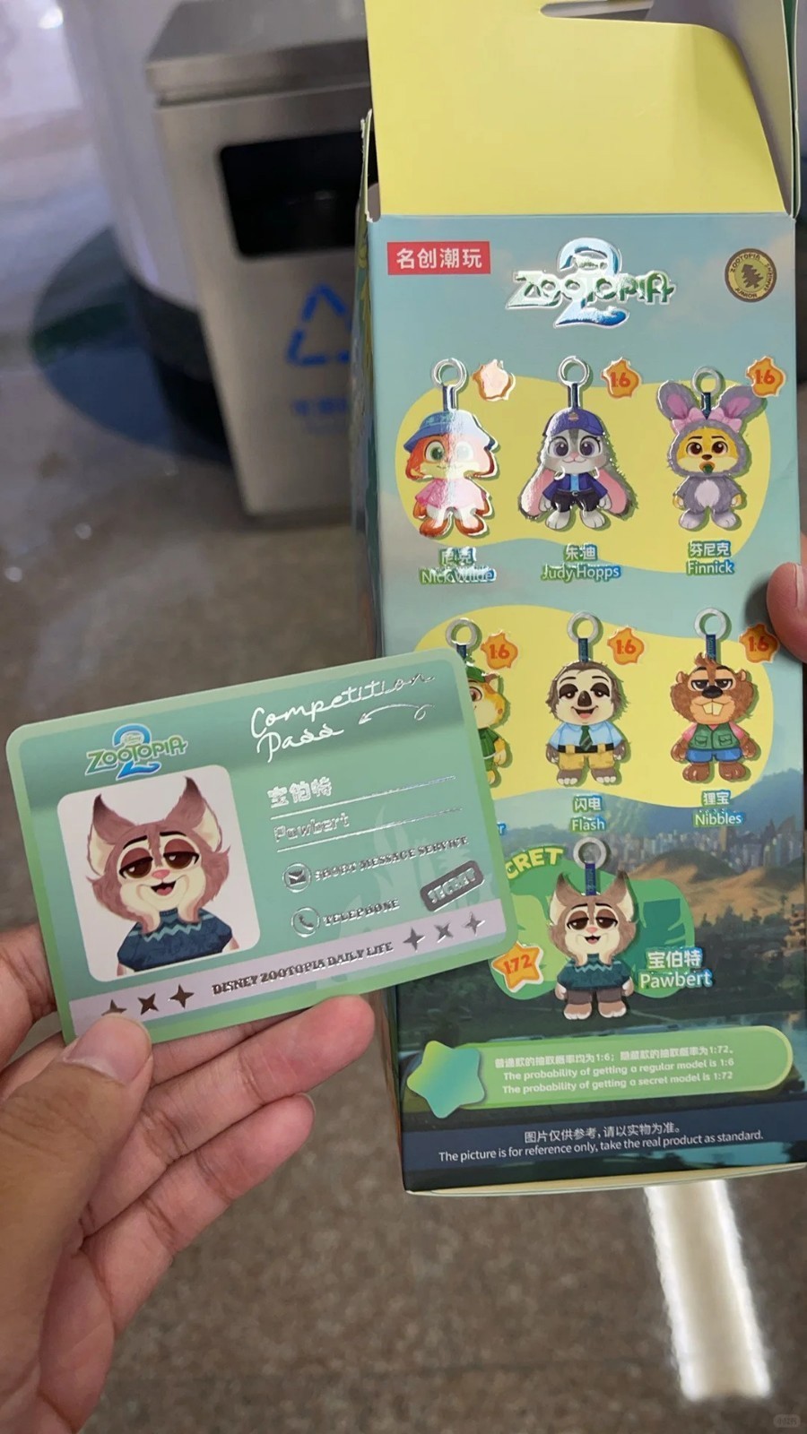 MINISO Disney Zootopia Residents Series Plush Pendant Confirmed Blind Box Figure