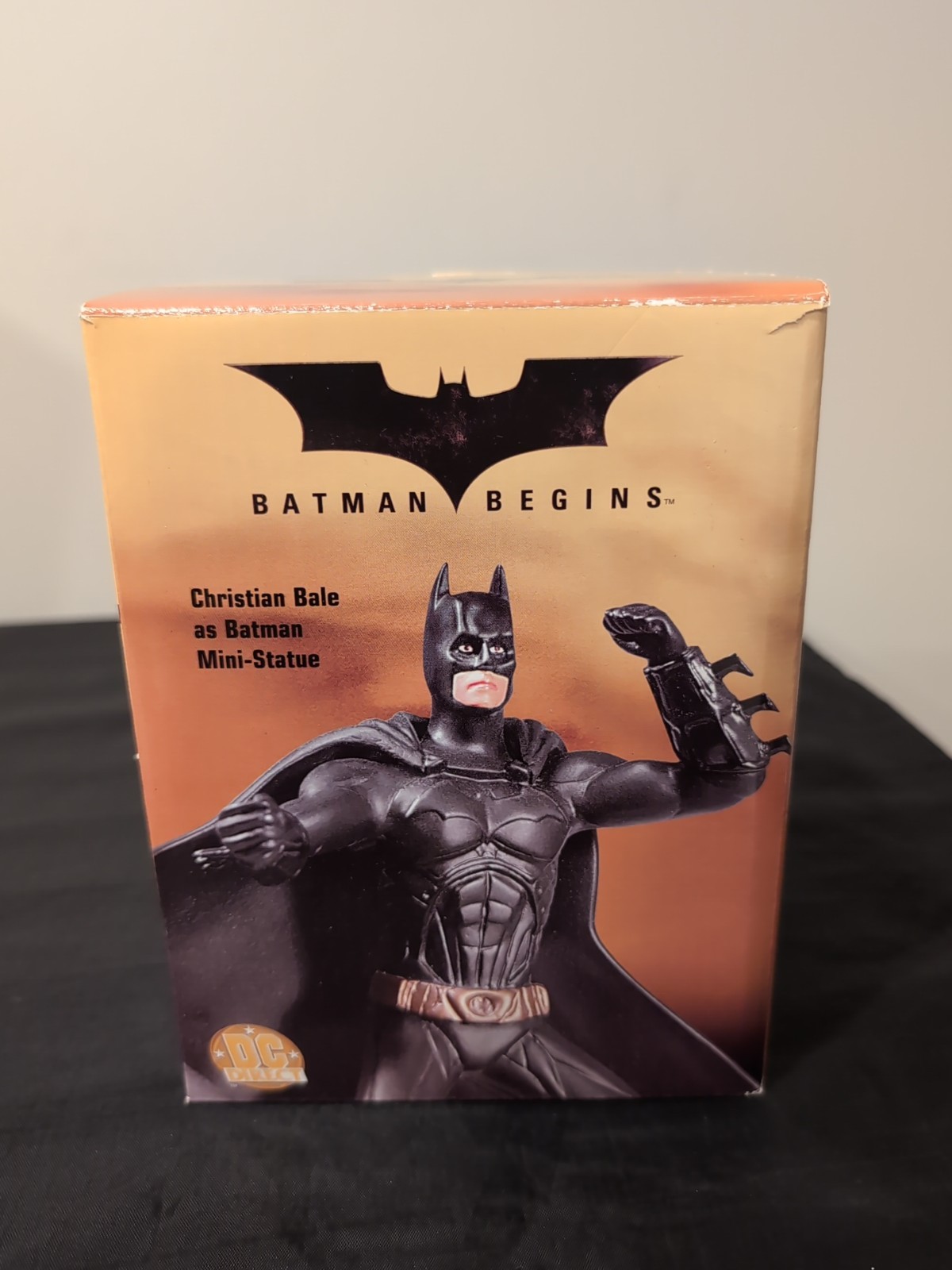Batman Begins Christian Bale Mini Statue DC Direct, New In BOX, 4″ Tall, NIB