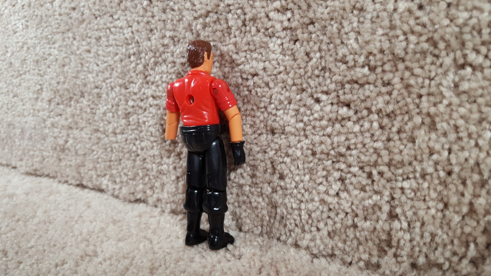 Bass Pro Shop Fisher Man Tour Guide Figure & Red Shirt No Logo Bass Pro 4″ Tall