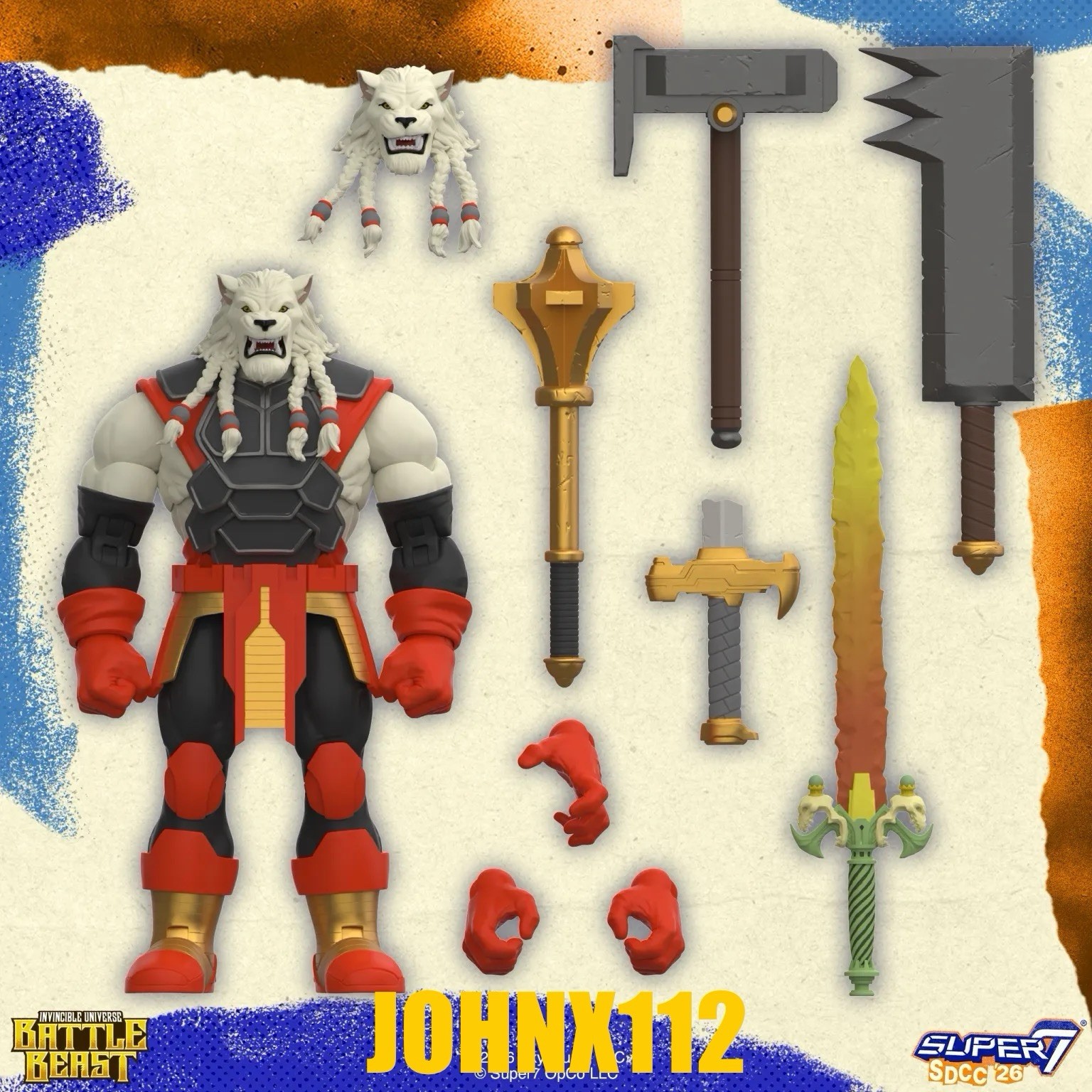 SDCC 2026 Super7 Invincible Battle Beast ULTIMATES! Action Figure PRESALE