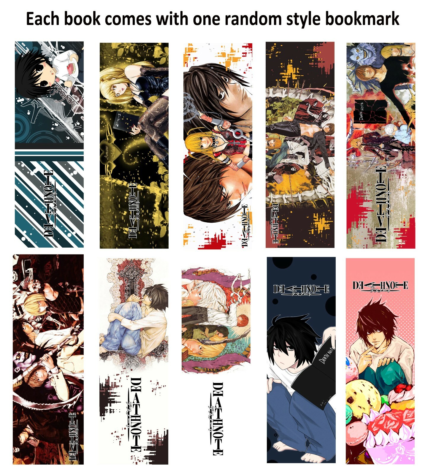Goldenvalueable Anime Death Note Cosplay Notebook with Feather Pen and Bookmark