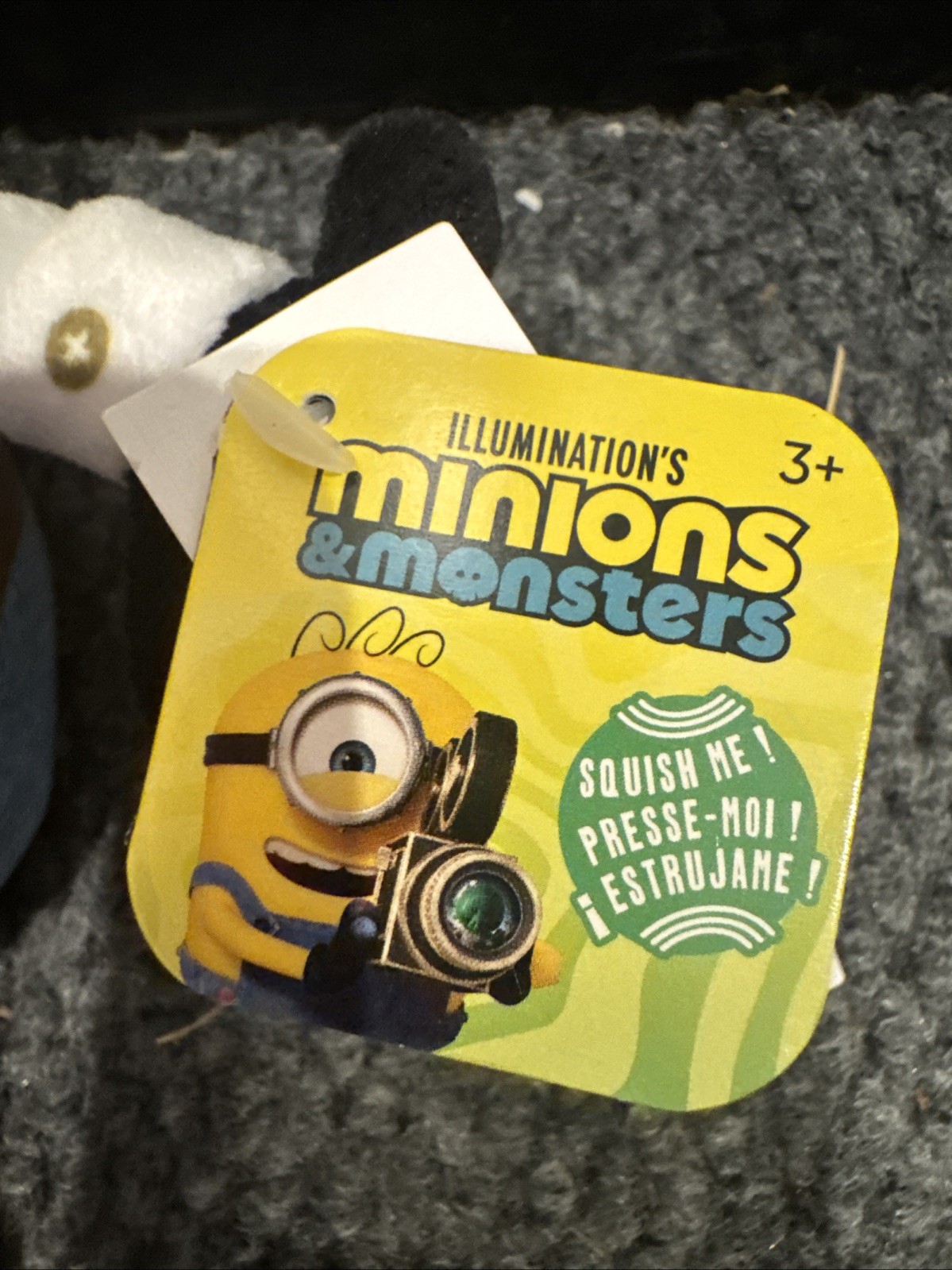 Illumination’s Minions & Monsters Movie JAMES Squooshy Weighed Plush Figure