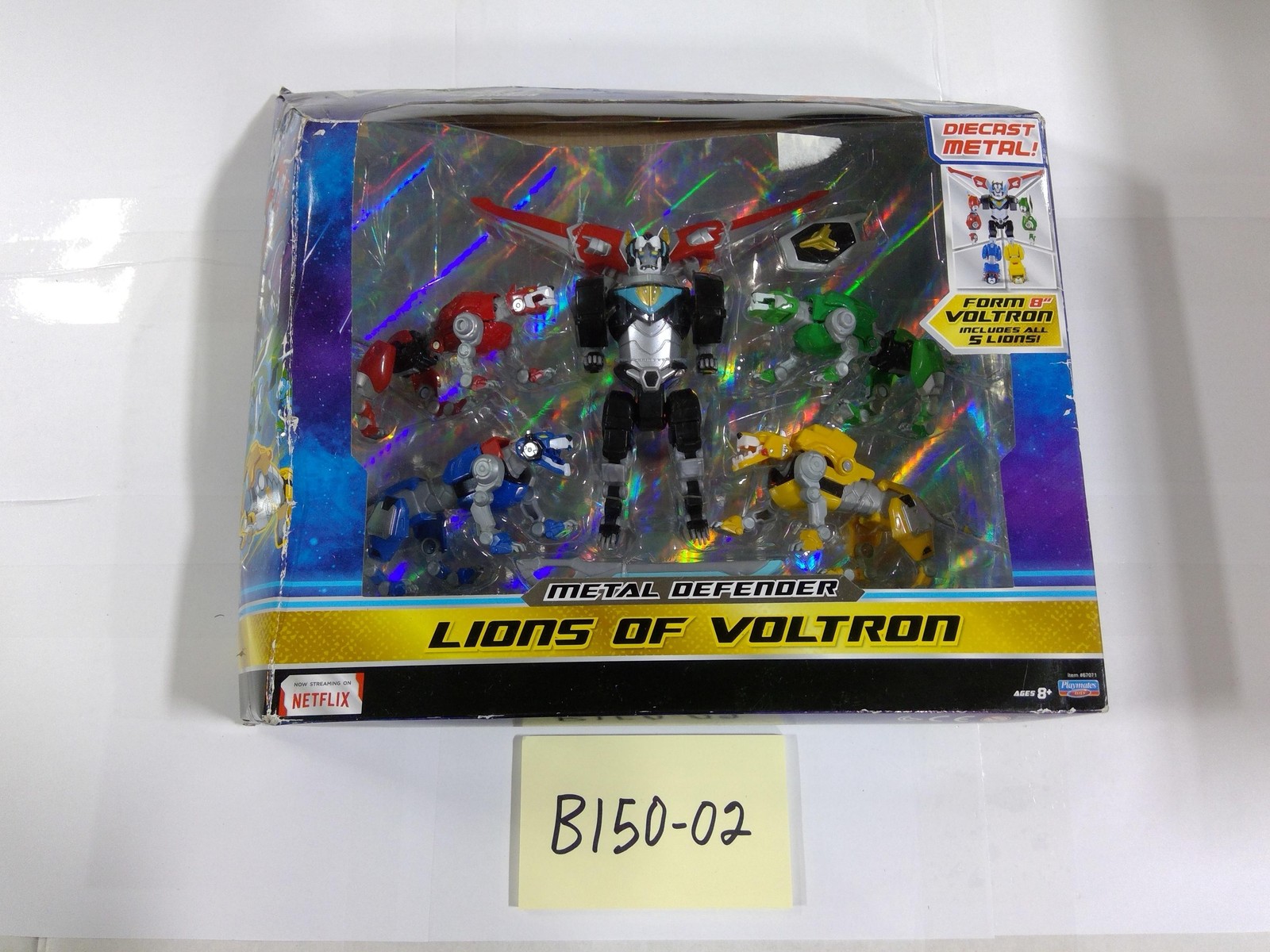 Voltron Legendary Defender Metal Defender Lions Figure Set 5pc Playmates Toy New