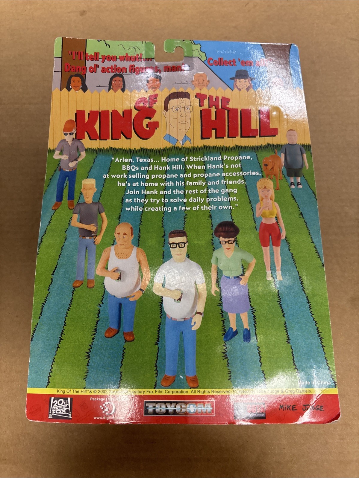King of the Hill Dale Gribble Action Figure 2003 Mike Judge NIB