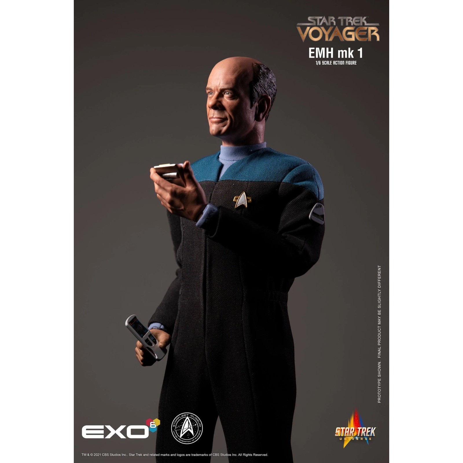 EXO-6 Star Trek Voyager EMH The Doctor 1/6 Scale Action Figure