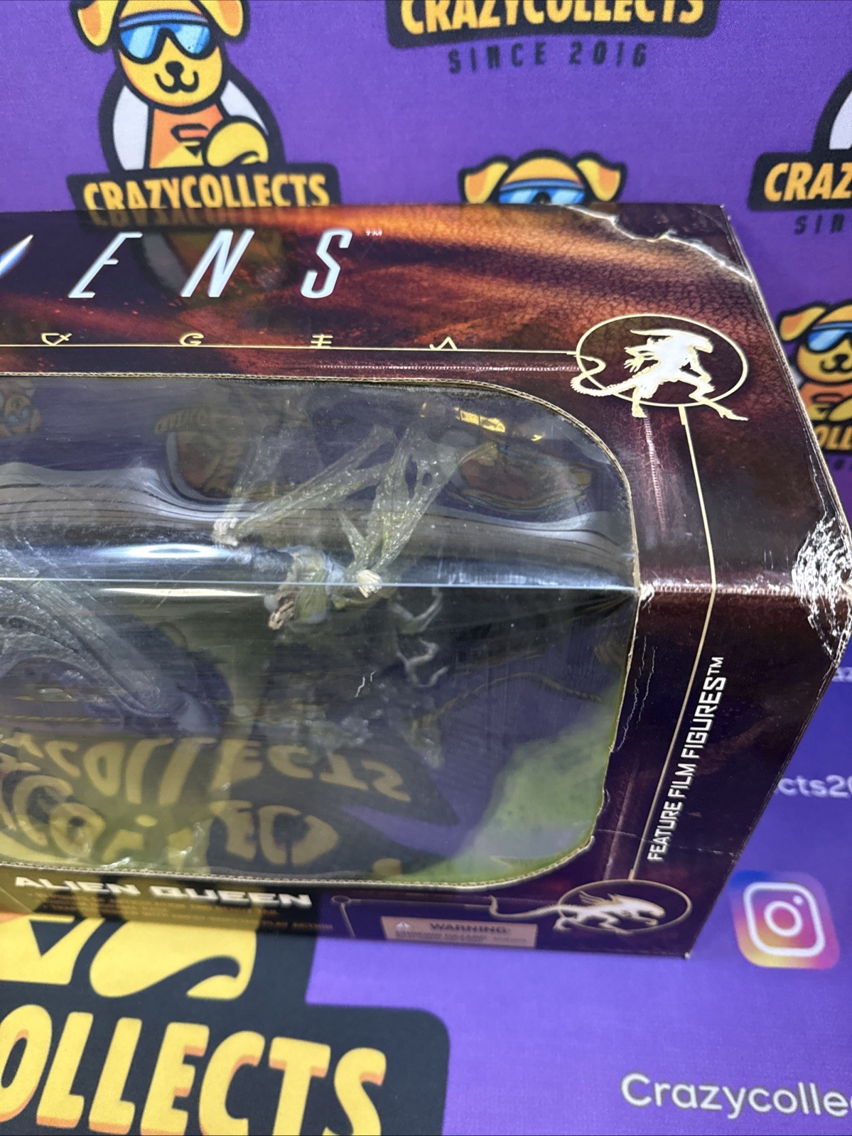 McFarlane Toys Movie Maniacs 6 Alien Queen Deluxe Action Figure ~2003 Rare Z6