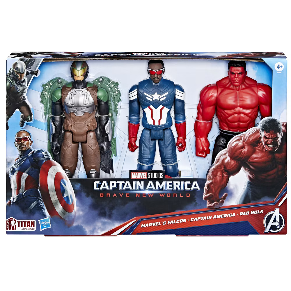 Marvel Avengers Captain America: Brave New World Titan Hero Series Multipack