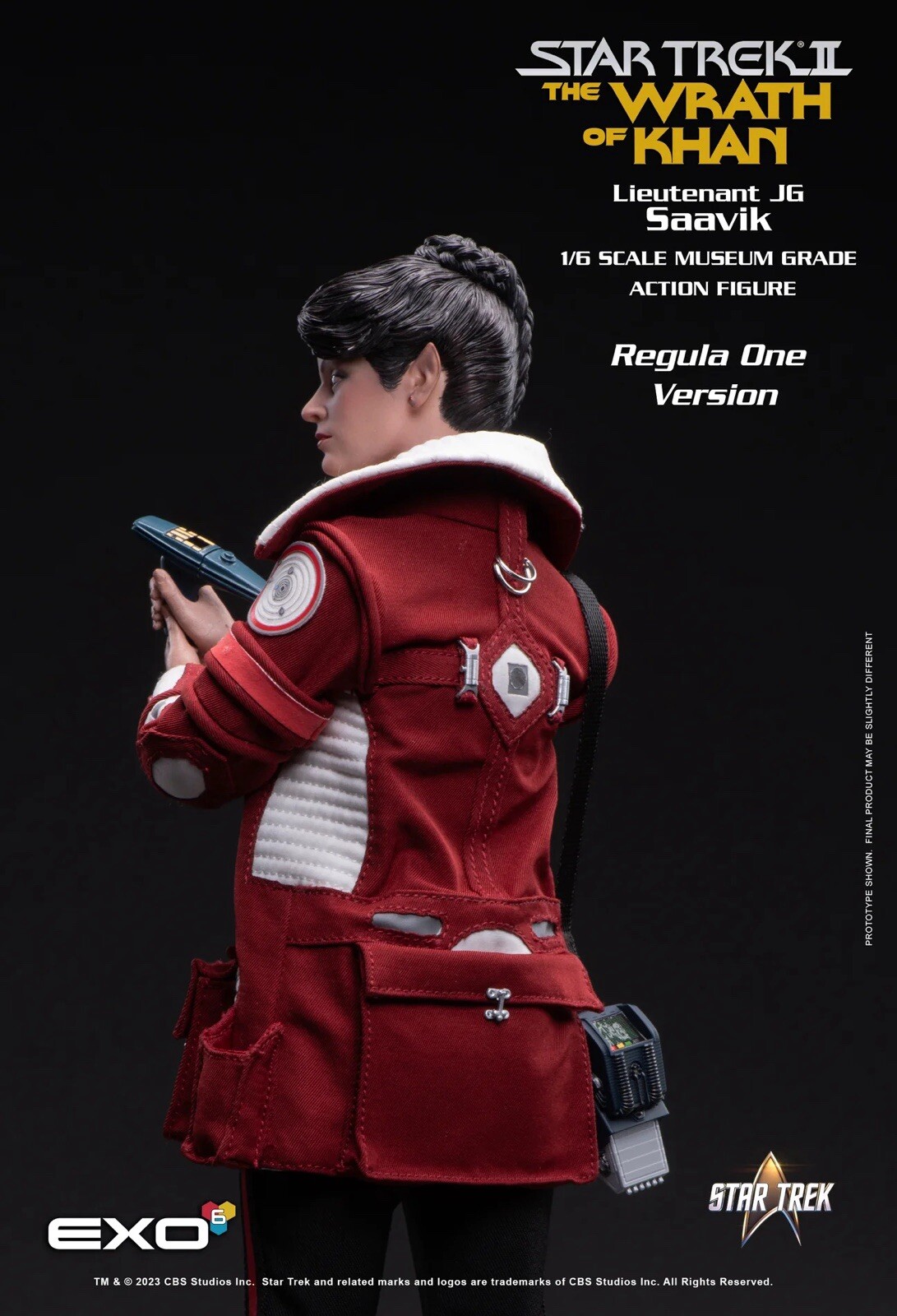 EXO-6 Lt. Saavik Star Trek The Wrath of Khan 1/6 Figure Regula One NEW SEALED