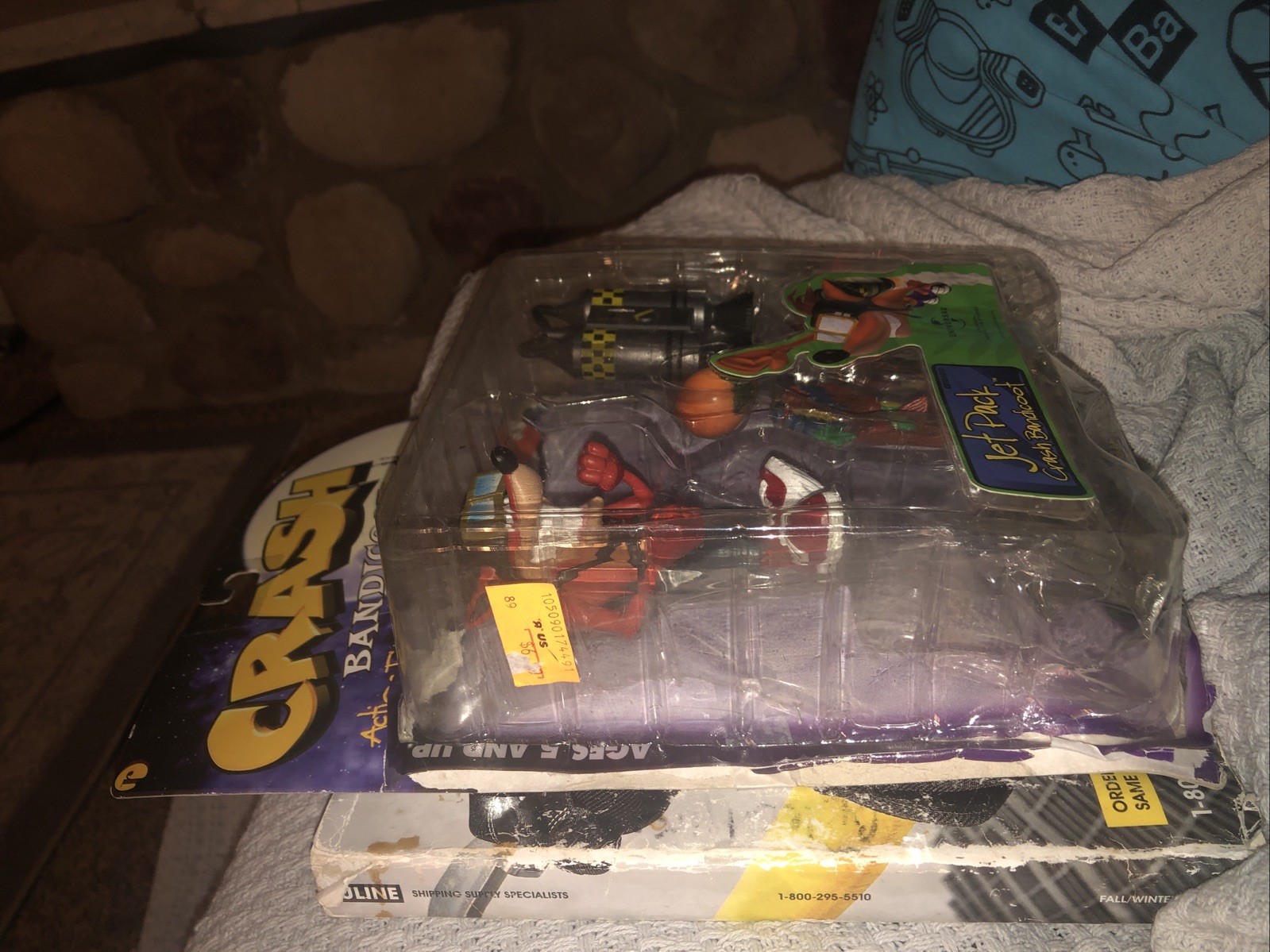 Jet Pack Crash Bandicoot Action Figure Resaurus Toy Figurine PlayStation 1998 PS