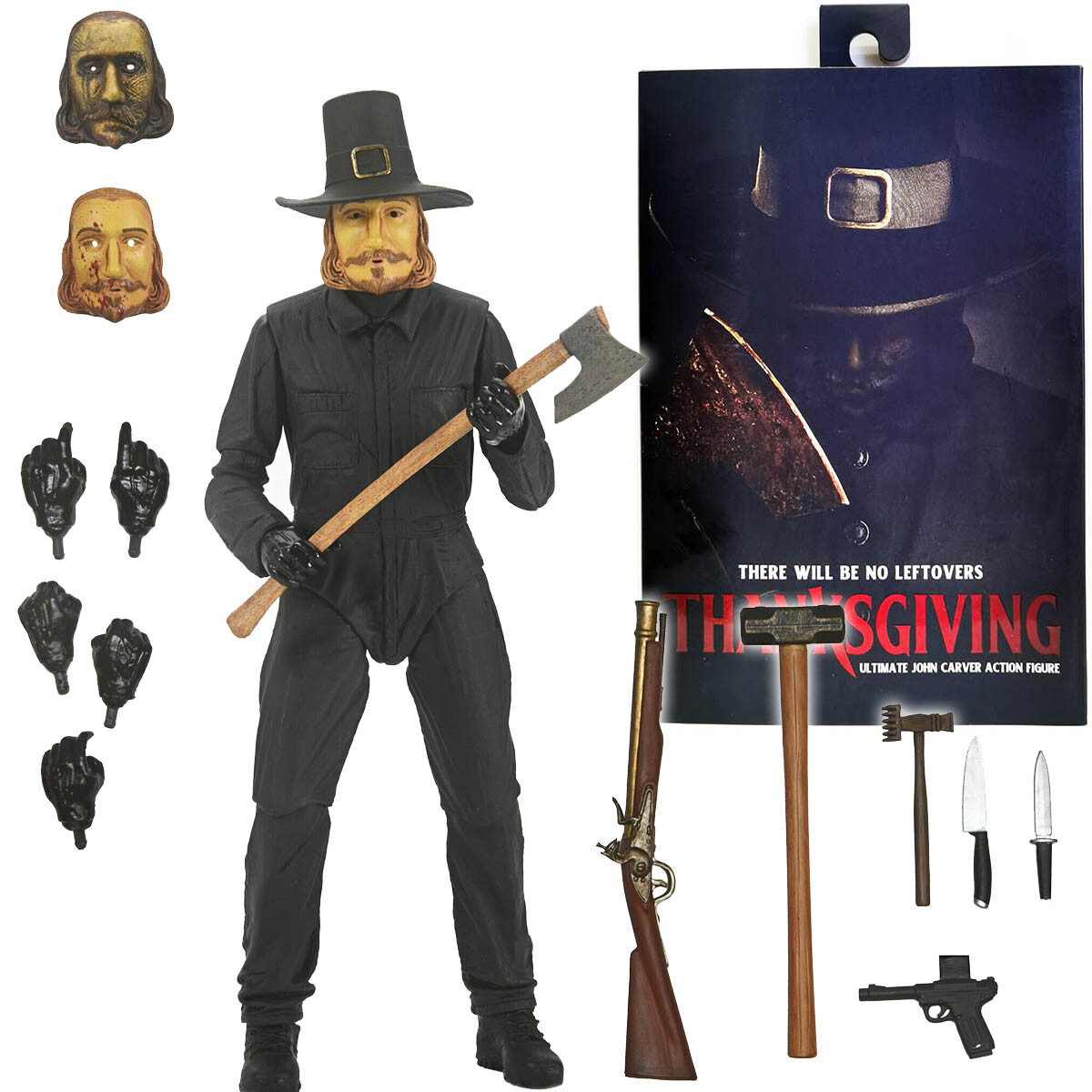NECA Thanksgiving John Carver 7″ Ultimate Action Figure 1:12 In Stock Official
