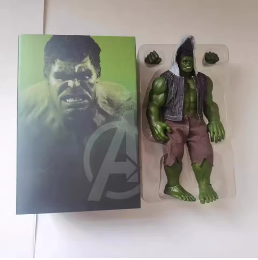 40CM Anime Hulk Action Figures Characters Desktop Ornaments LargeHulk Doll Model