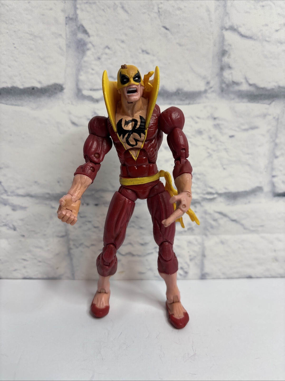 Marvel Legends BAF Apocalypse Iron Fist Red Toy Biz 2005