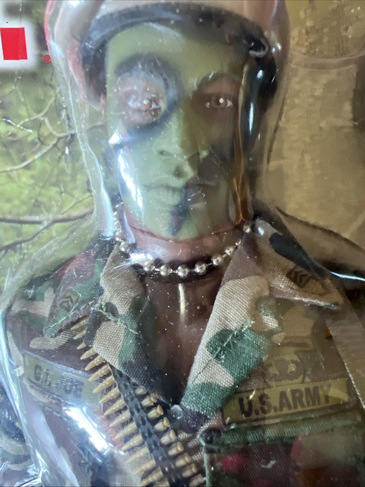 Hasbro 2001 GI JOE Army Ranger SAWS Gunner, African American Figure