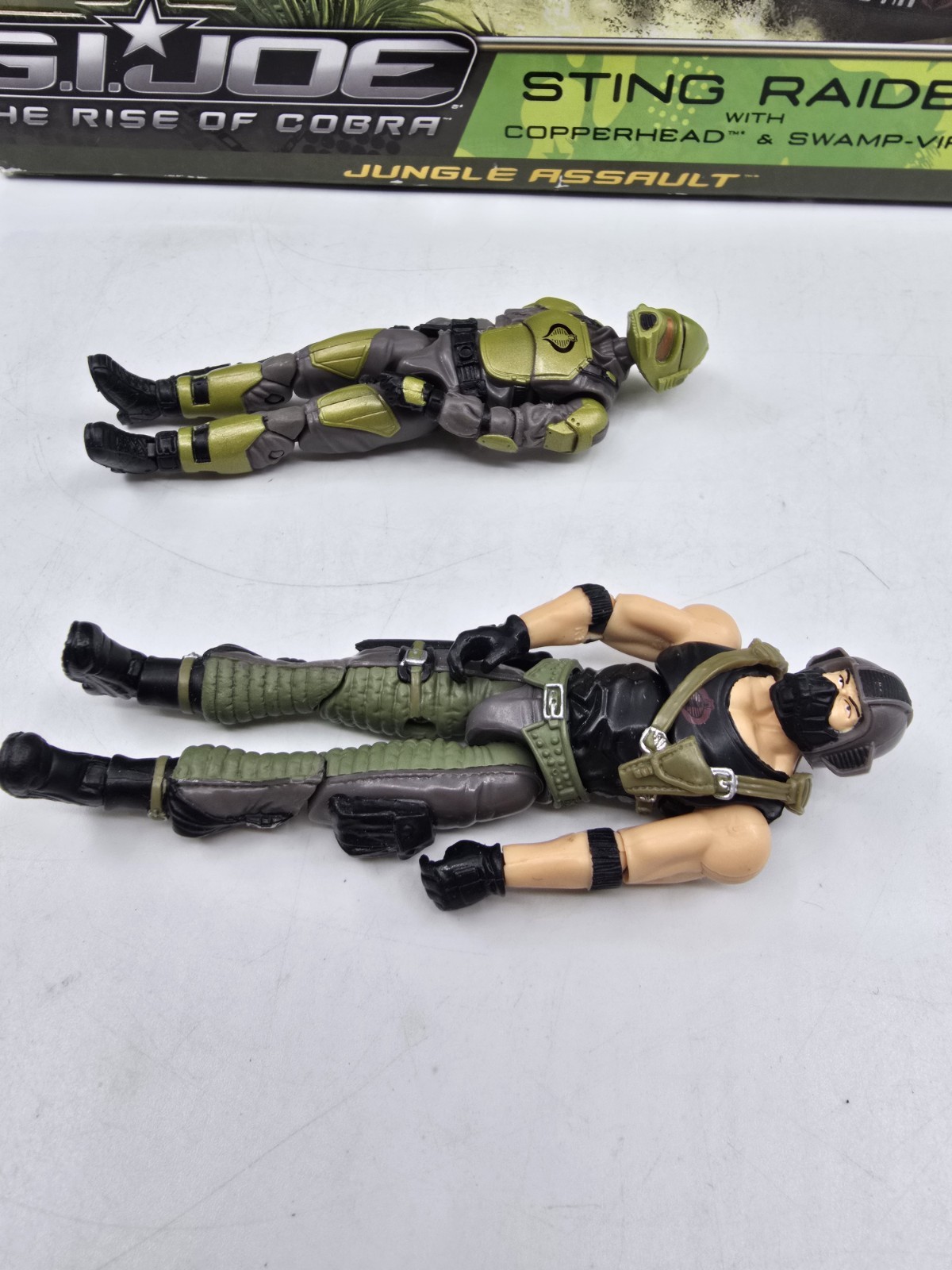 Sting Raider with Copperhead Swamp Viper ROC G.I. JOE COBRA Complete W/Box