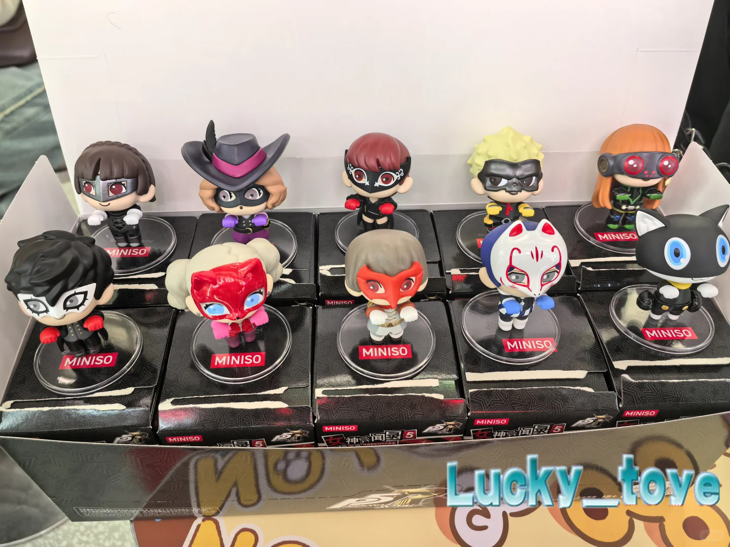 Official Persona 5 Royal Amamiya Ren Joker Mona Akechi Goro PVC Toy Model Figure