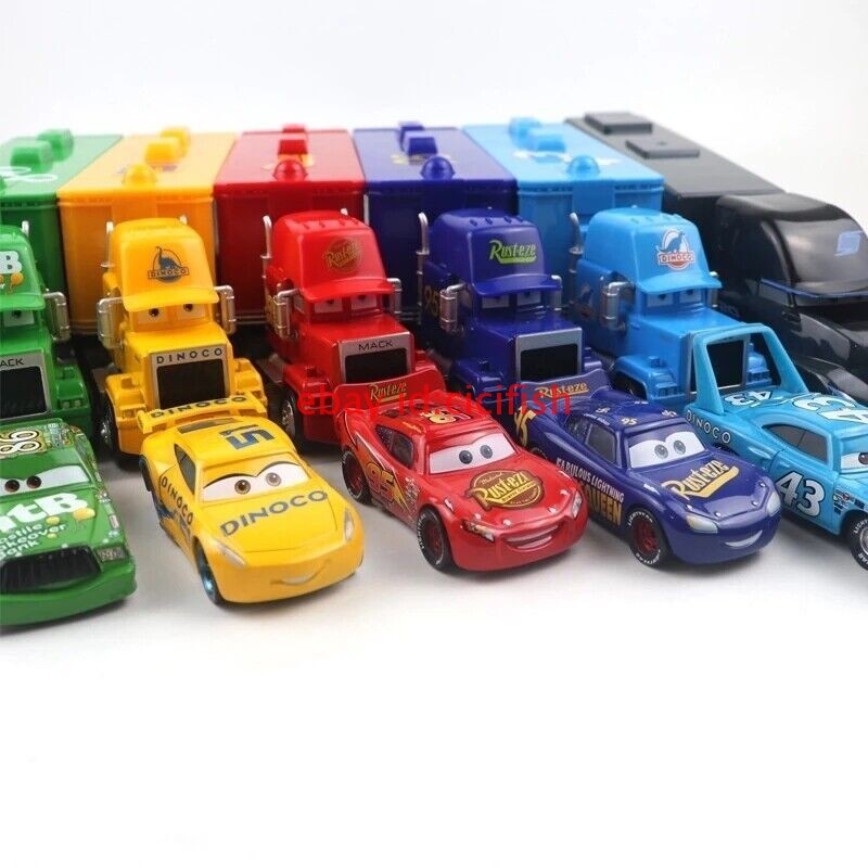 Disney Pixar Cars 86 Chick Hicks Mack Truck 1:55 Diecast Toys Car Loose Toys USA