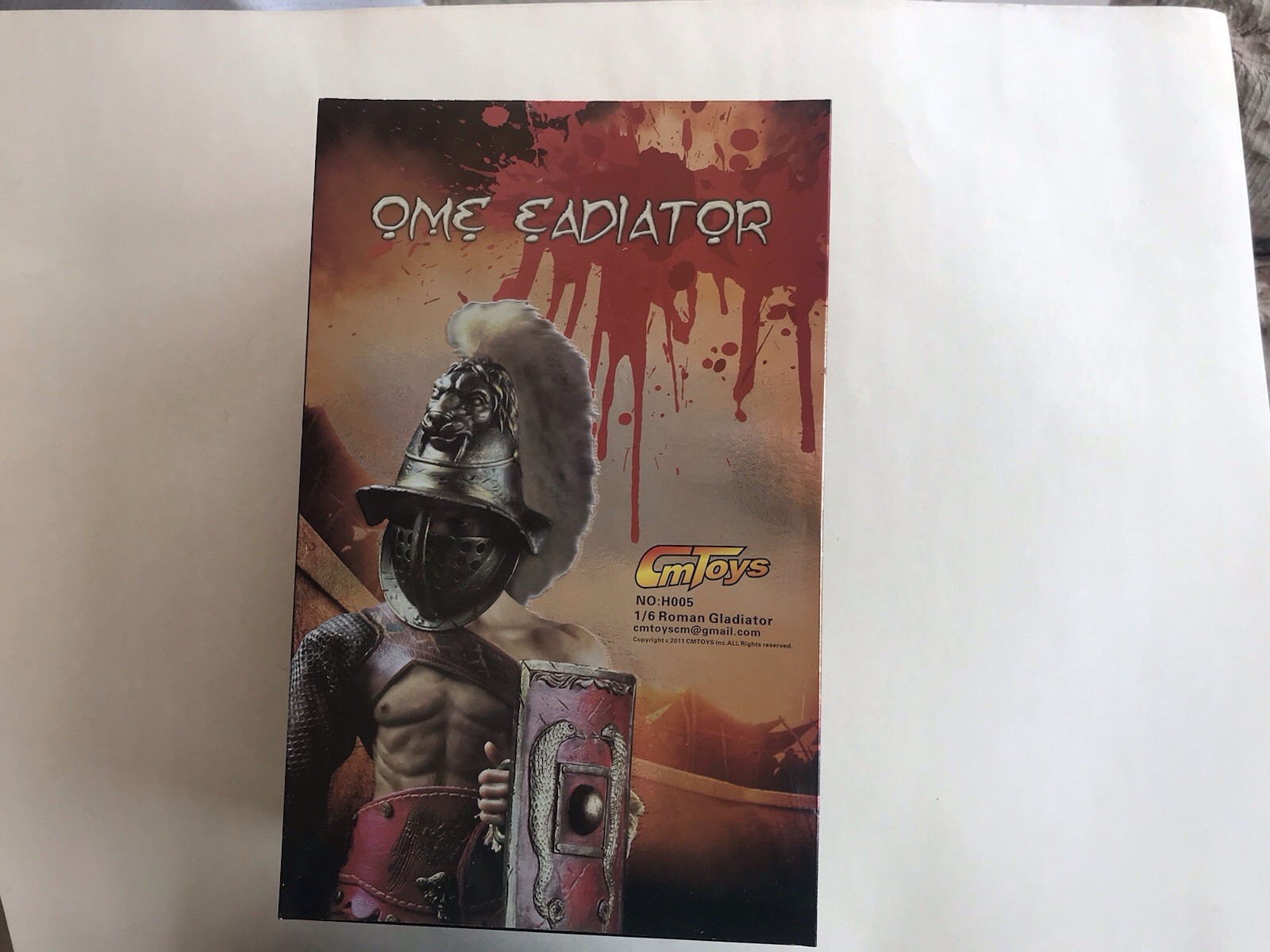 CmToys 2011 ROMAN GLADIATOR 1/6 Figure #H005..New..Never Removed from Box..