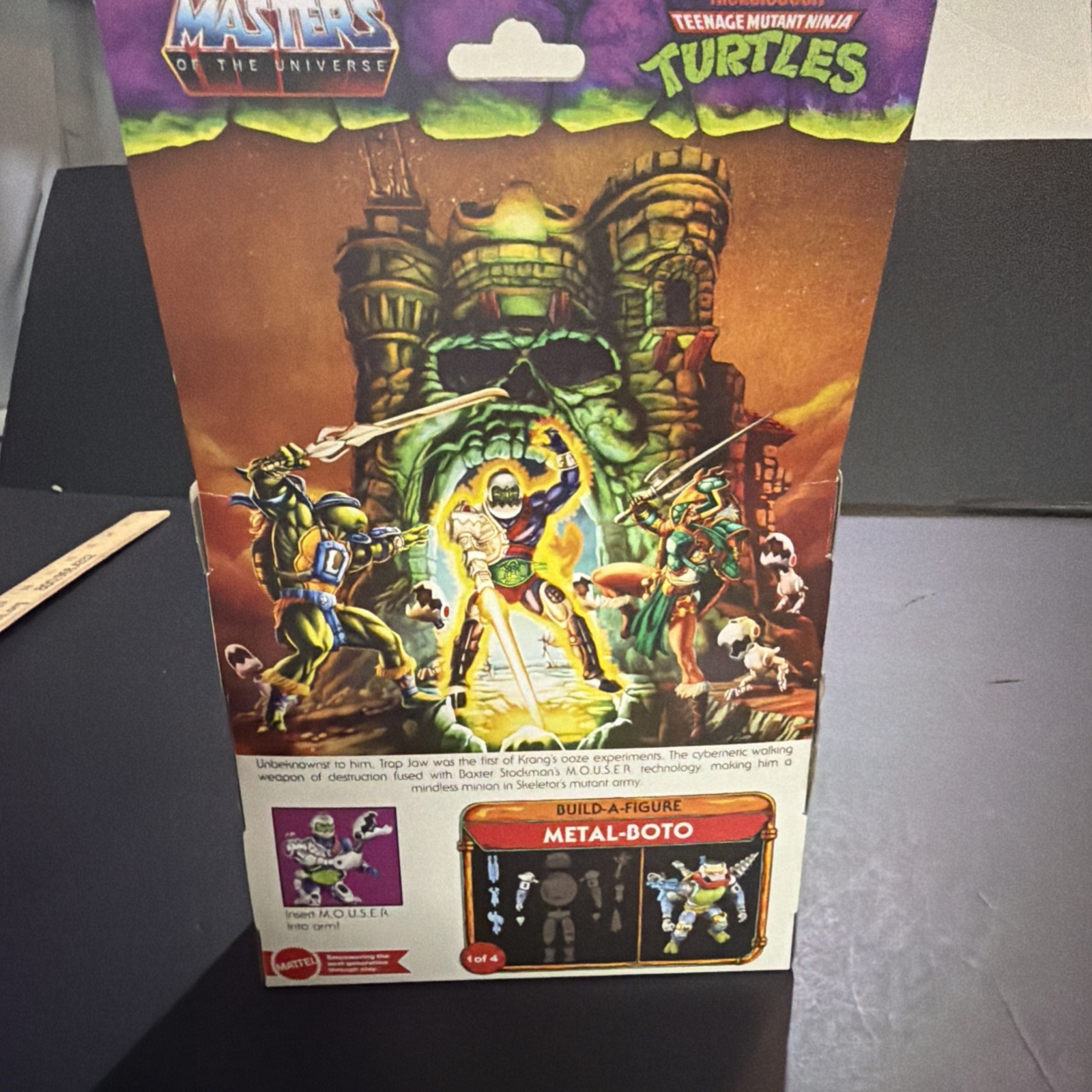 MOTU TMNT Turtles Of Grayskull Mouse-Jaw With Mouser Baf Metal-Boto Target NIB