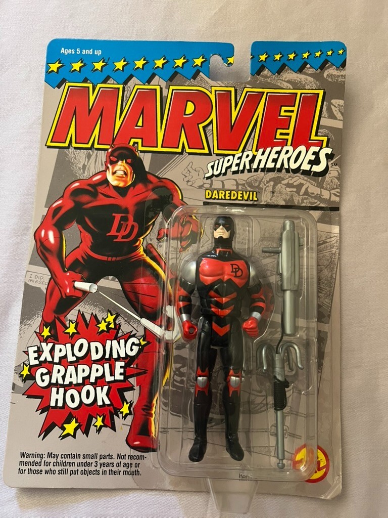Vintage 1989-1990s Toy Biz Marvel & DC Super Heroes Action Figures Lot of 14