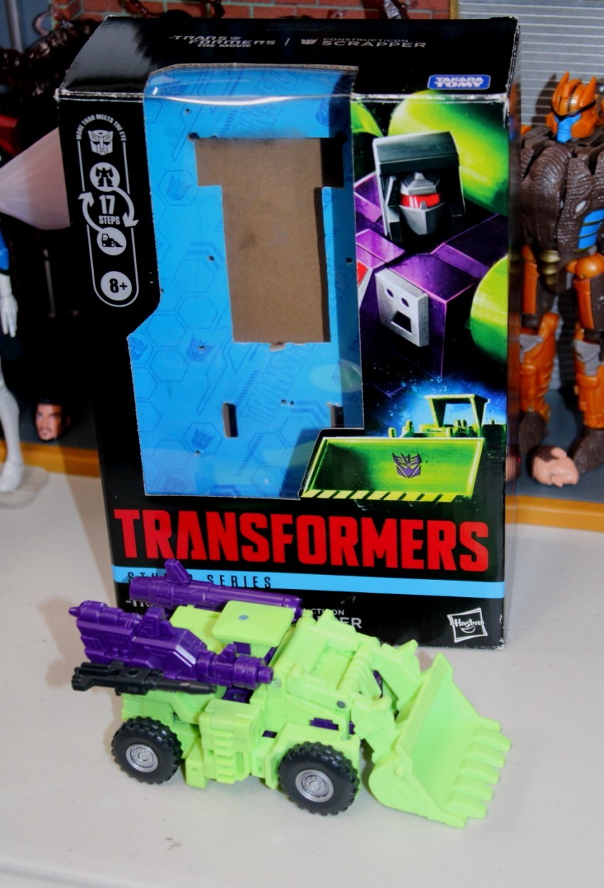 Transformers Studio Series Scrapper Action Figure Movie Constructicon 2025