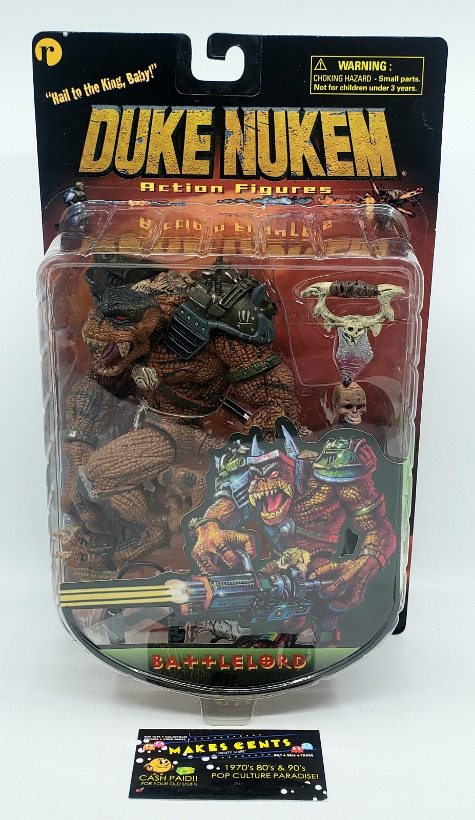 Duke Nukem BATTLELORD Vintage 1997 action figure Series 2 3D Realms ReSaurus NEW